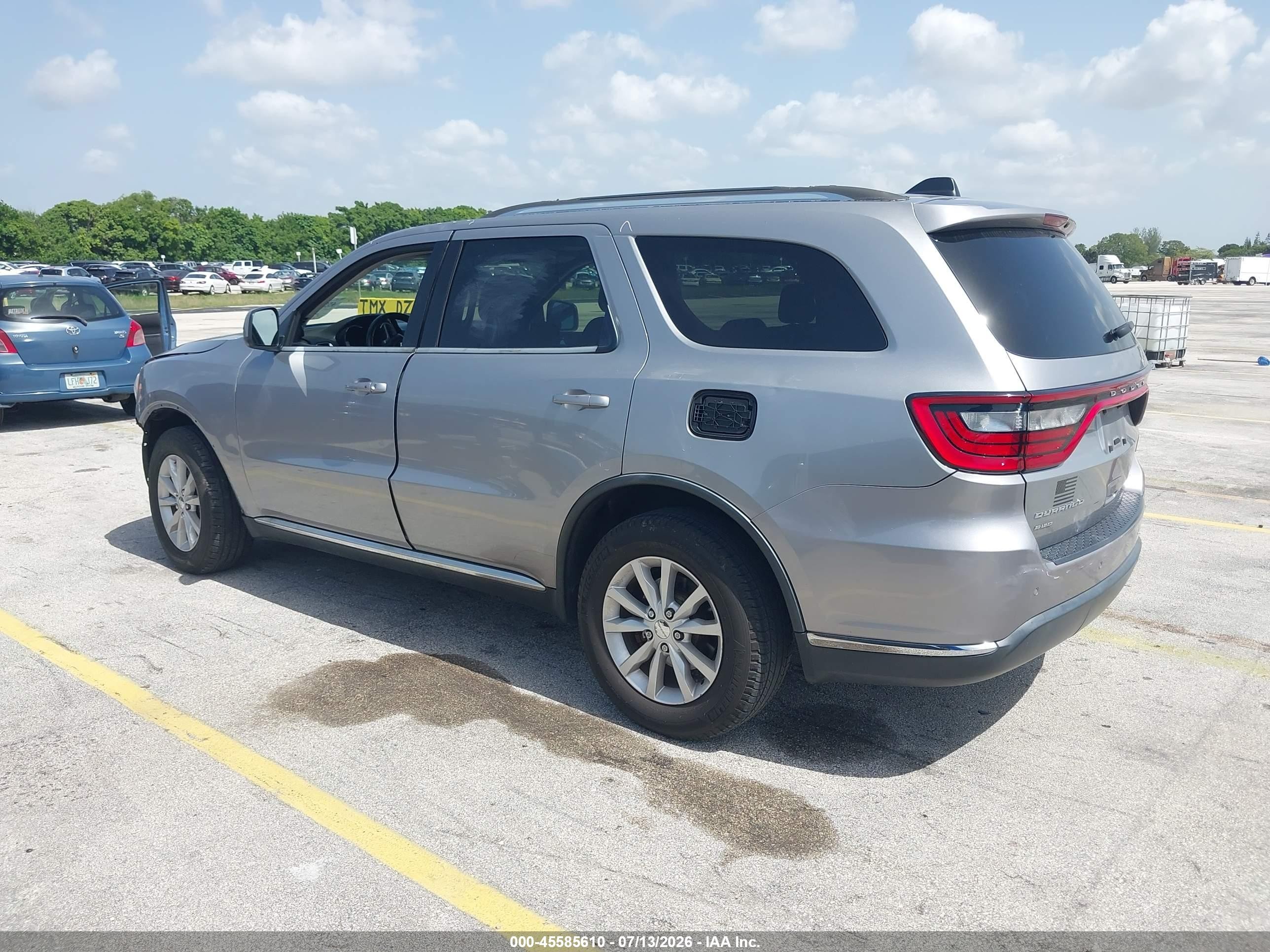 2014 Dodge Durango Sxt Gray vin: 1C4RDJAG2EC314137