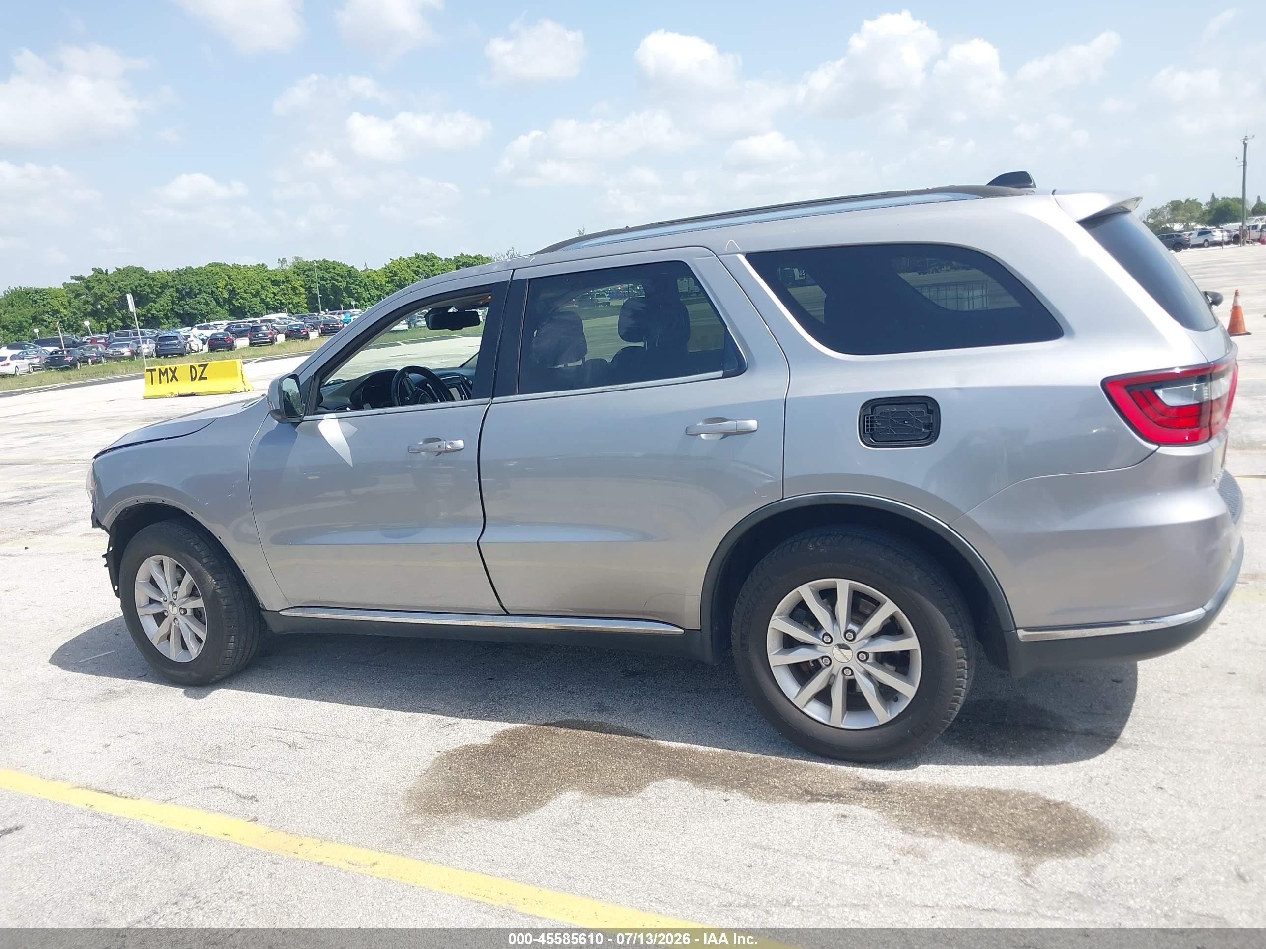 2014 Dodge Durango Sxt Gray vin: 1C4RDJAG2EC314137