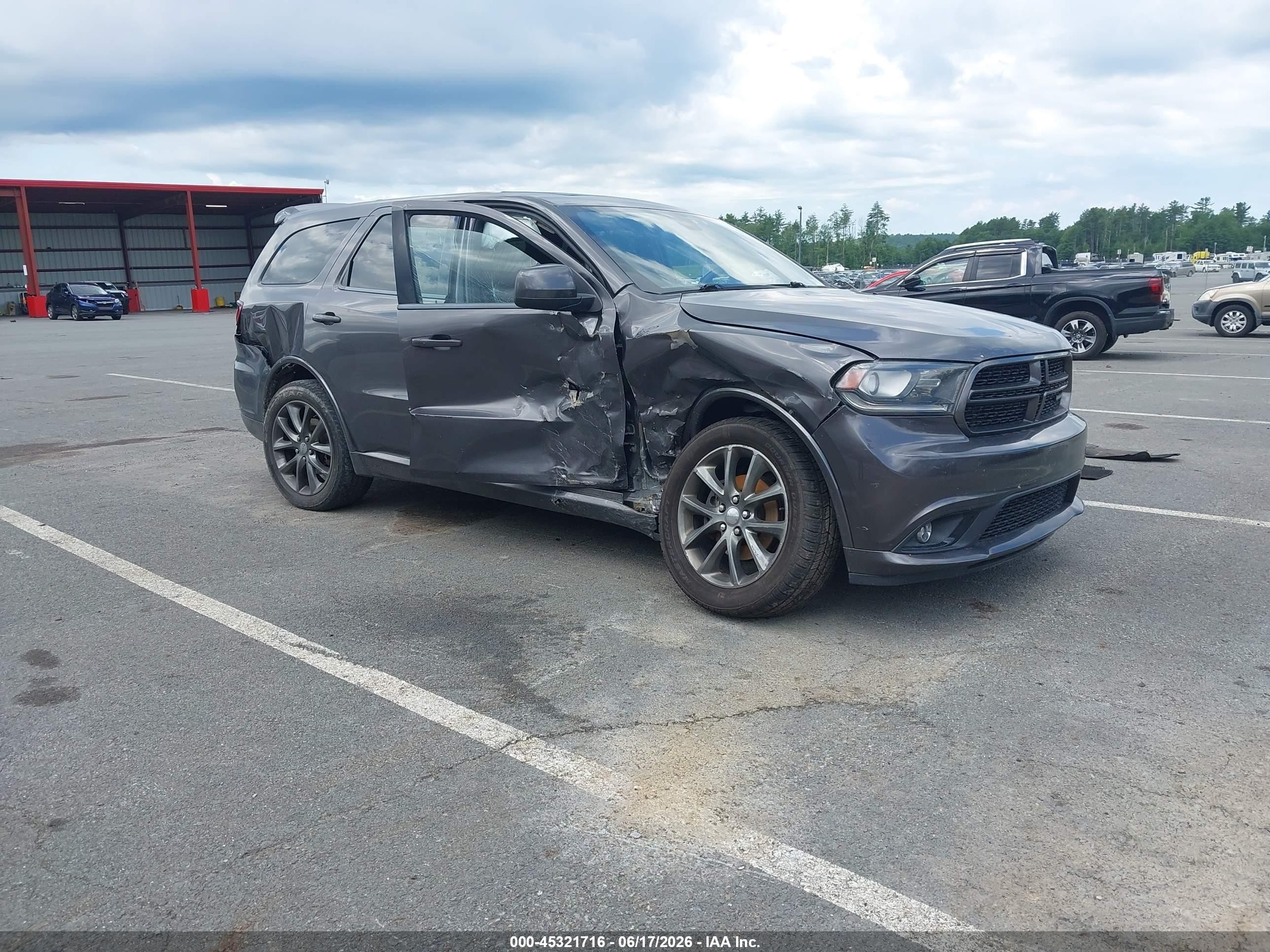 2014 Dodge Durango Sxt Серый vin: 1C4RDJAG2EC323145