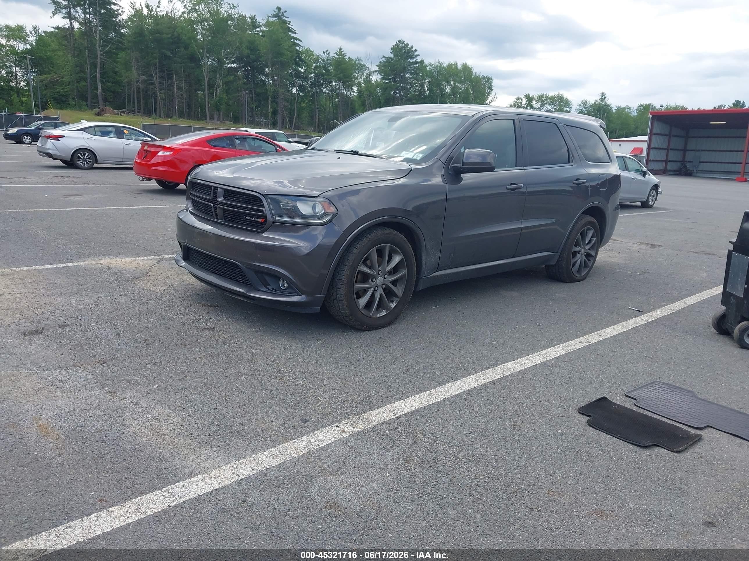 2014 Dodge Durango Sxt Серый vin: 1C4RDJAG2EC323145