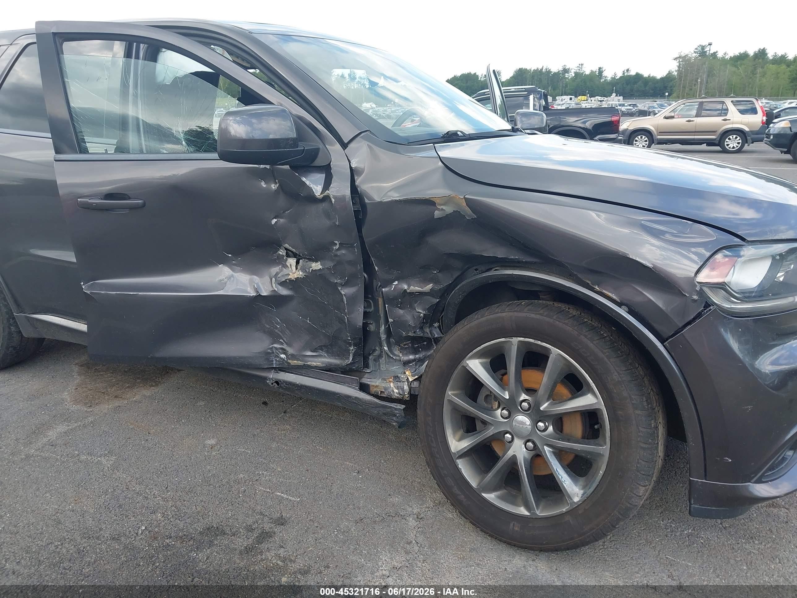 2014 Dodge Durango Sxt Серый vin: 1C4RDJAG2EC323145
