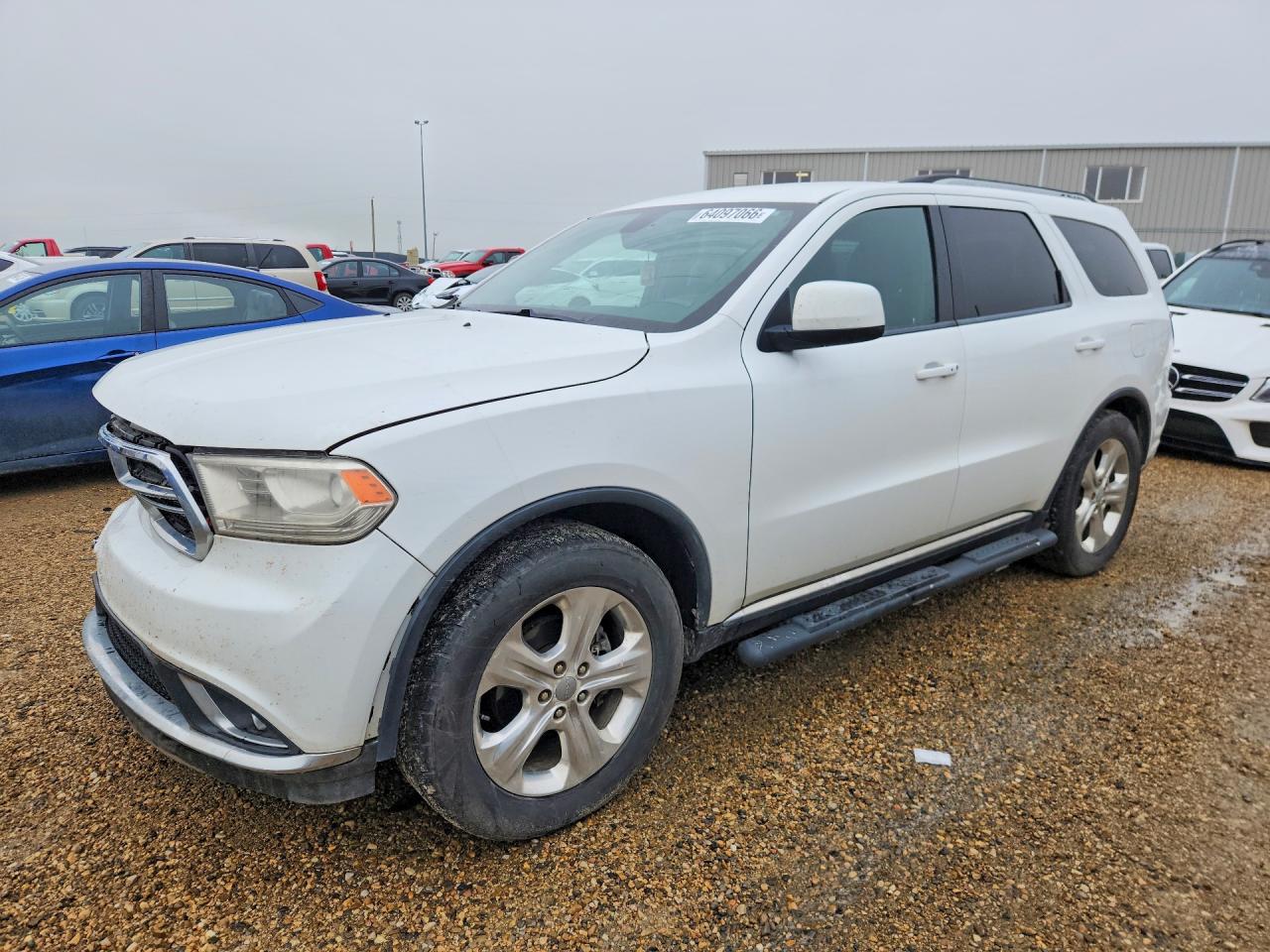 2014 Dodge Durango Sxt White vin: 1C4RDJAG2EC332654
