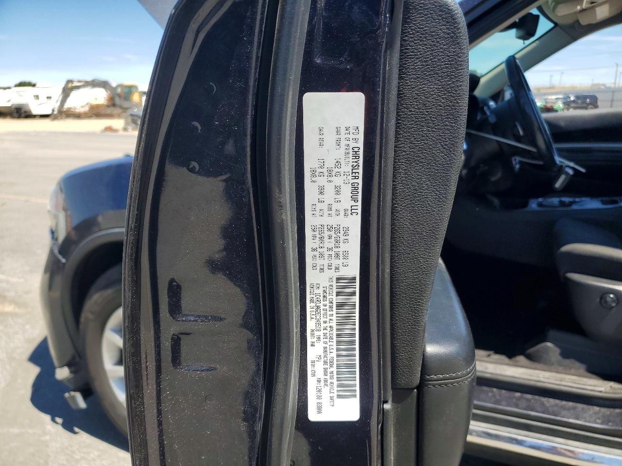 2014 Dodge Durango Sxt Charcoal vin: 1C4RDJAG2EC349518