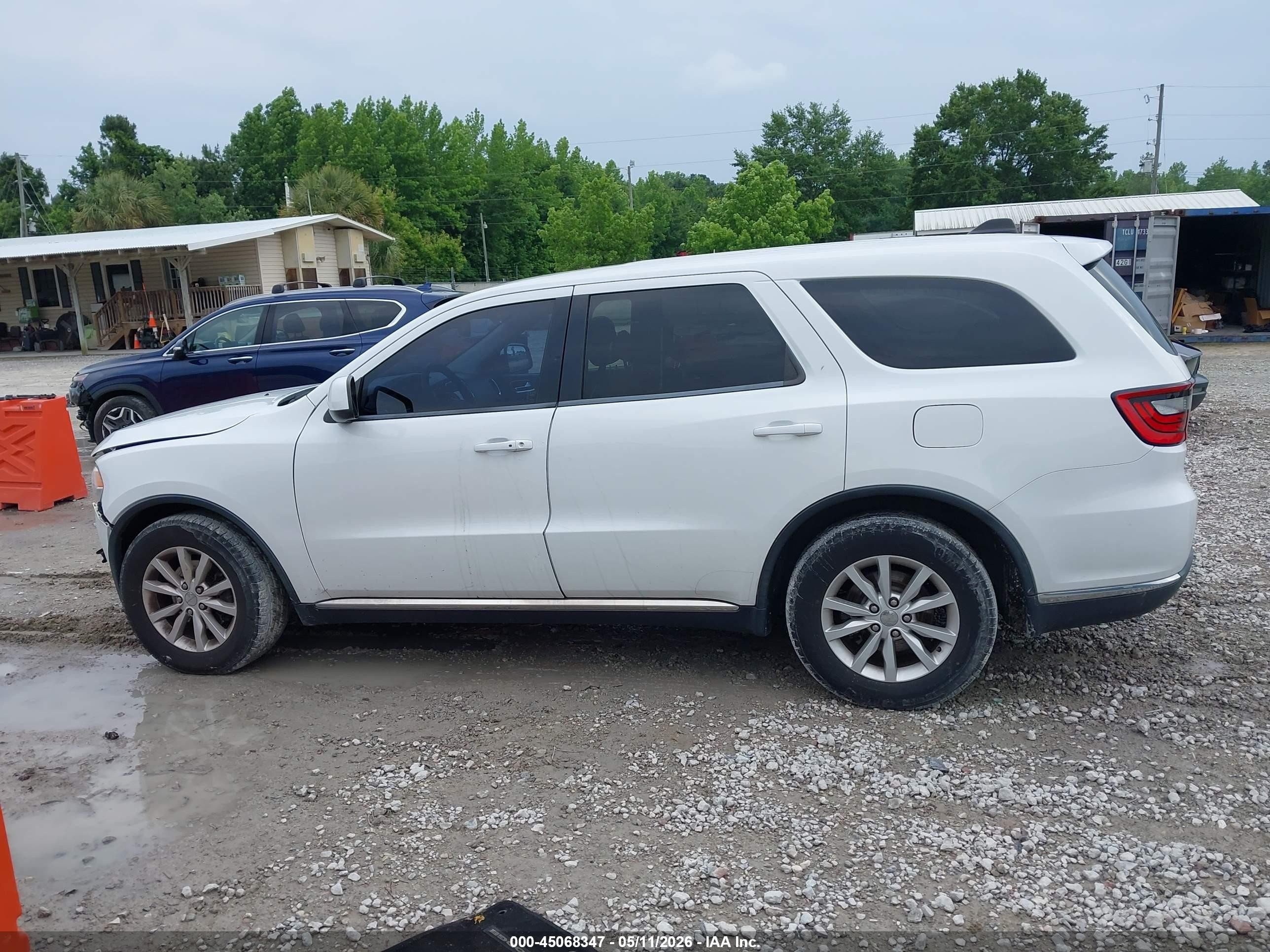 2014 Dodge Durango Sxt White vin: 1C4RDJAG2EC381451