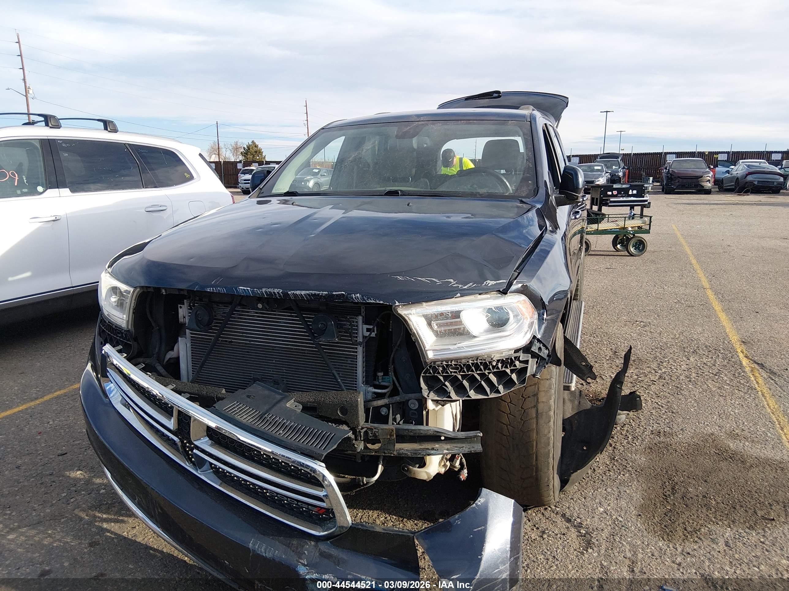 2014 Dodge Durango Sxt Black vin: 1C4RDJAG2EC466130