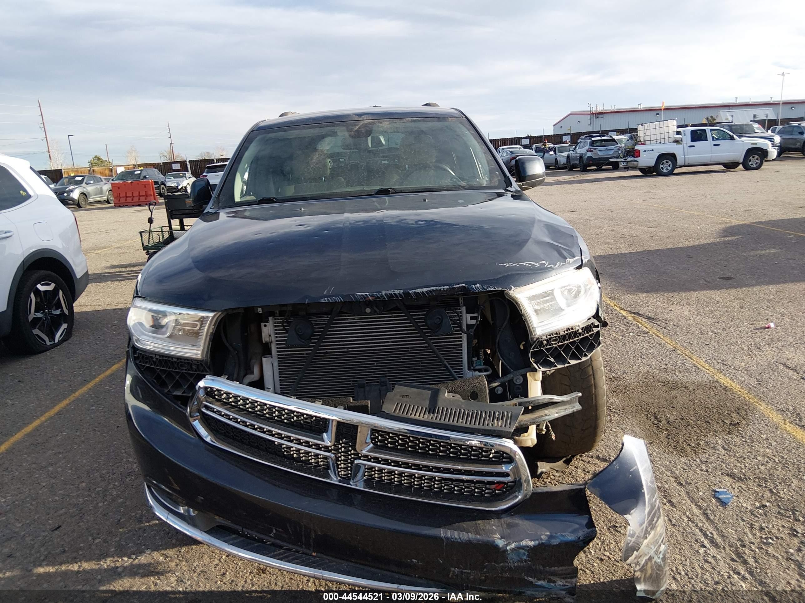 2014 Dodge Durango Sxt Black vin: 1C4RDJAG2EC466130