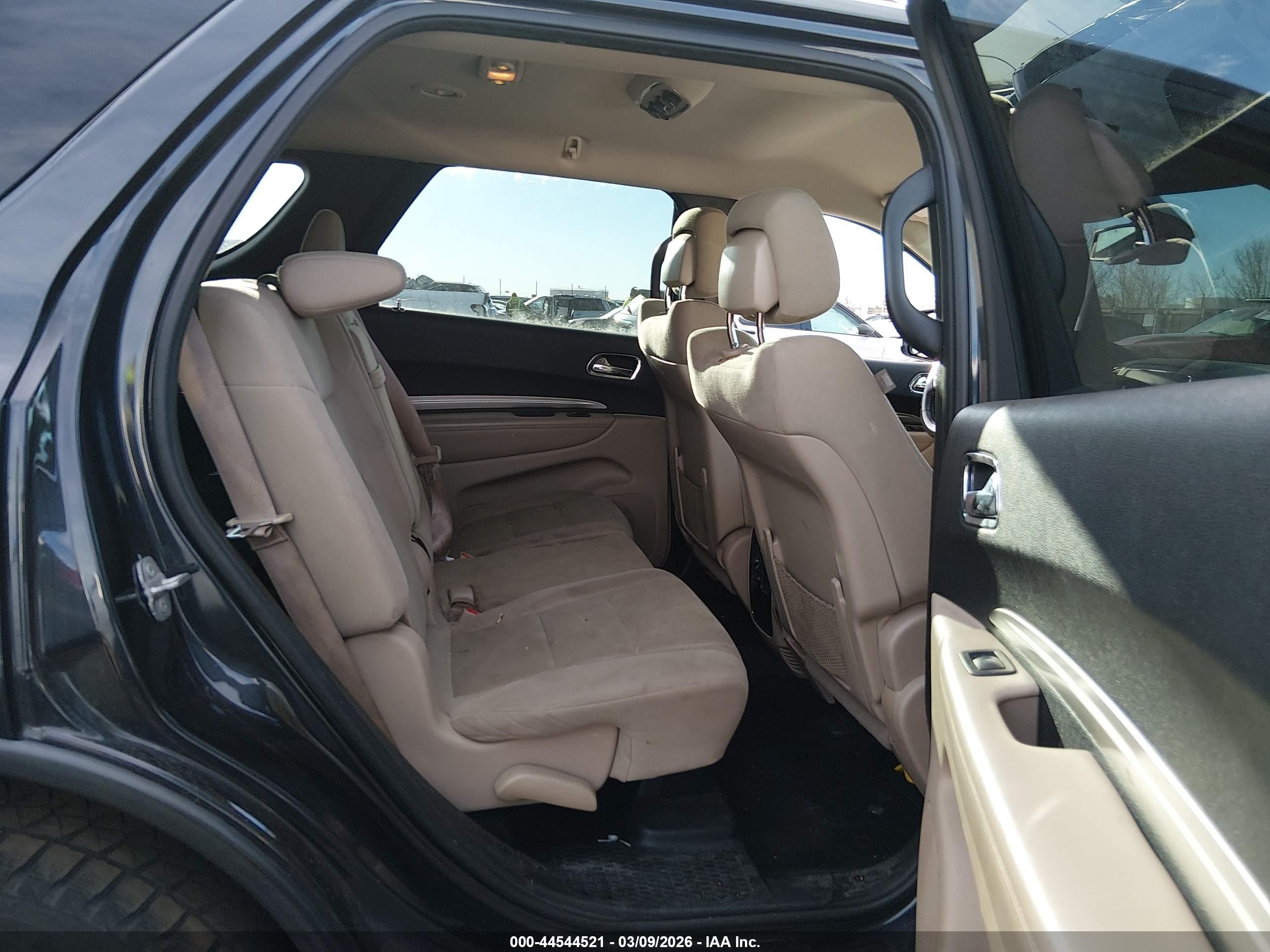 2014 Dodge Durango Sxt Black vin: 1C4RDJAG2EC466130