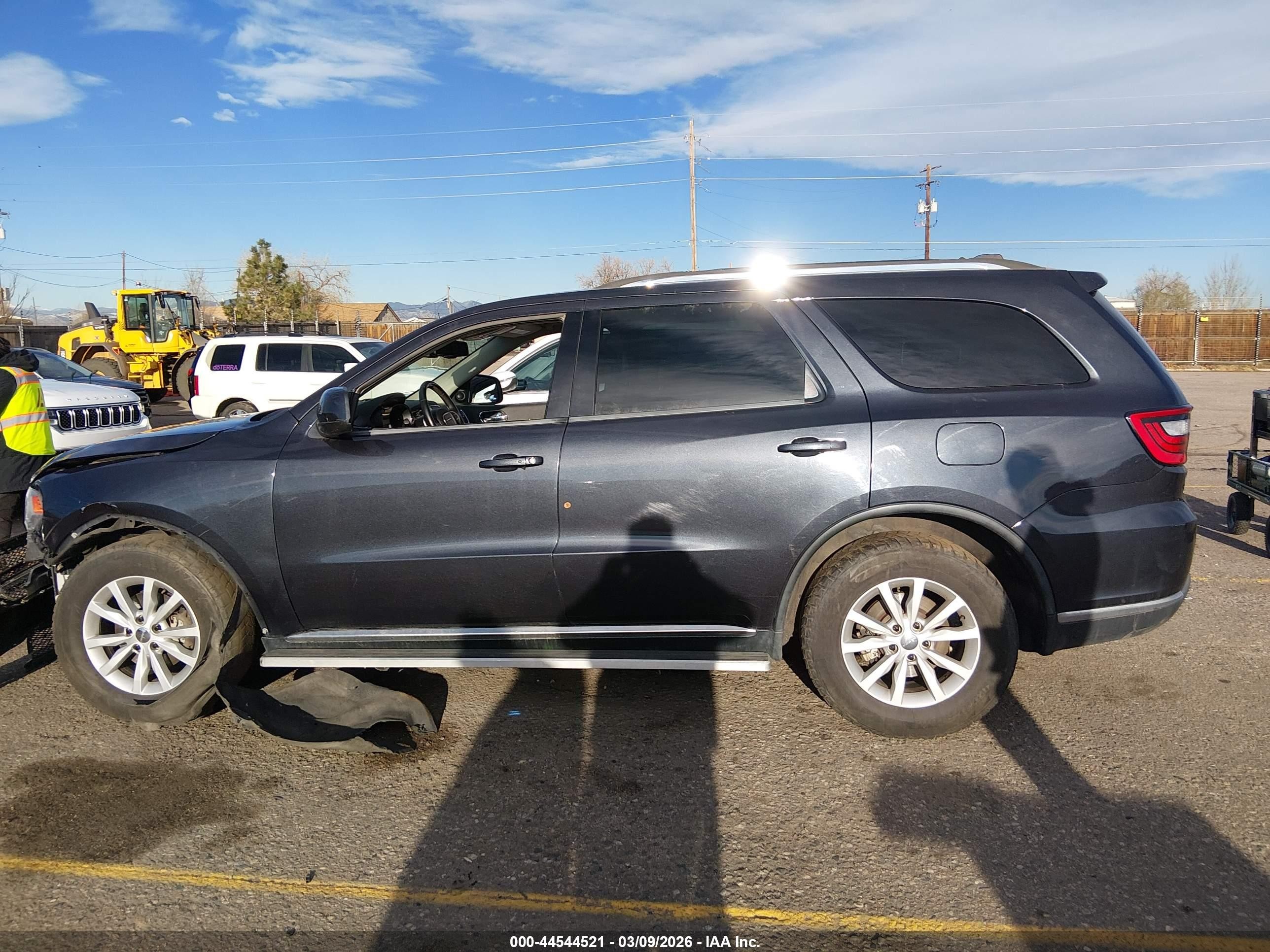 2014 Dodge Durango Sxt Black vin: 1C4RDJAG2EC466130