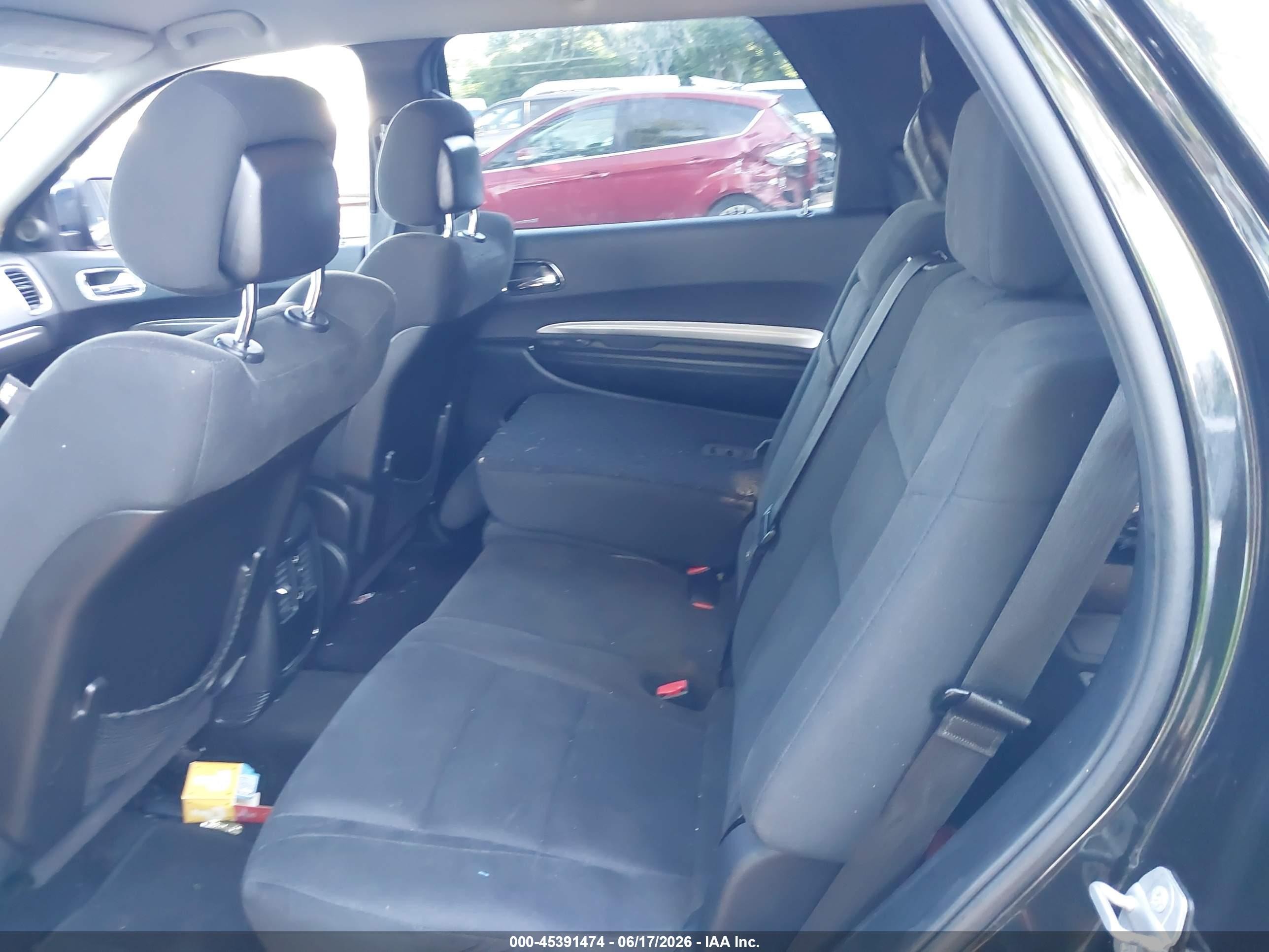 2015 Dodge Durango Sxt Black vin: 1C4RDJAG2FC101688