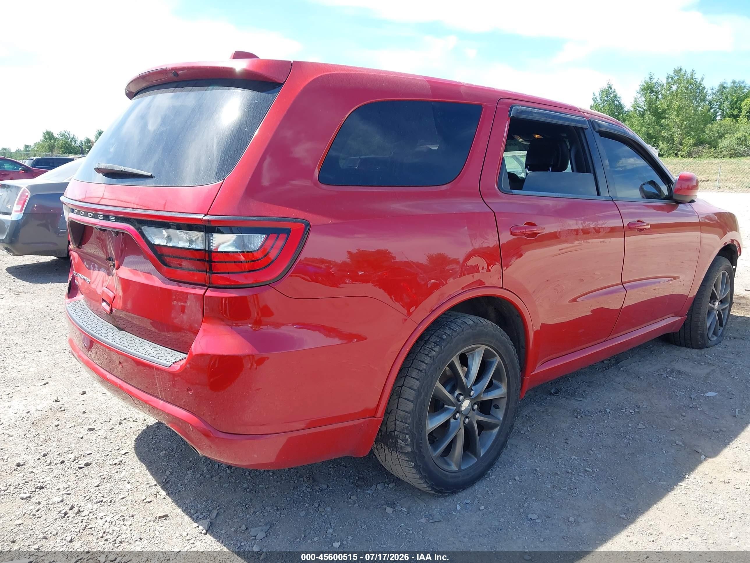 2015 Dodge Durango Sxt Red vin: 1C4RDJAG2FC147604
