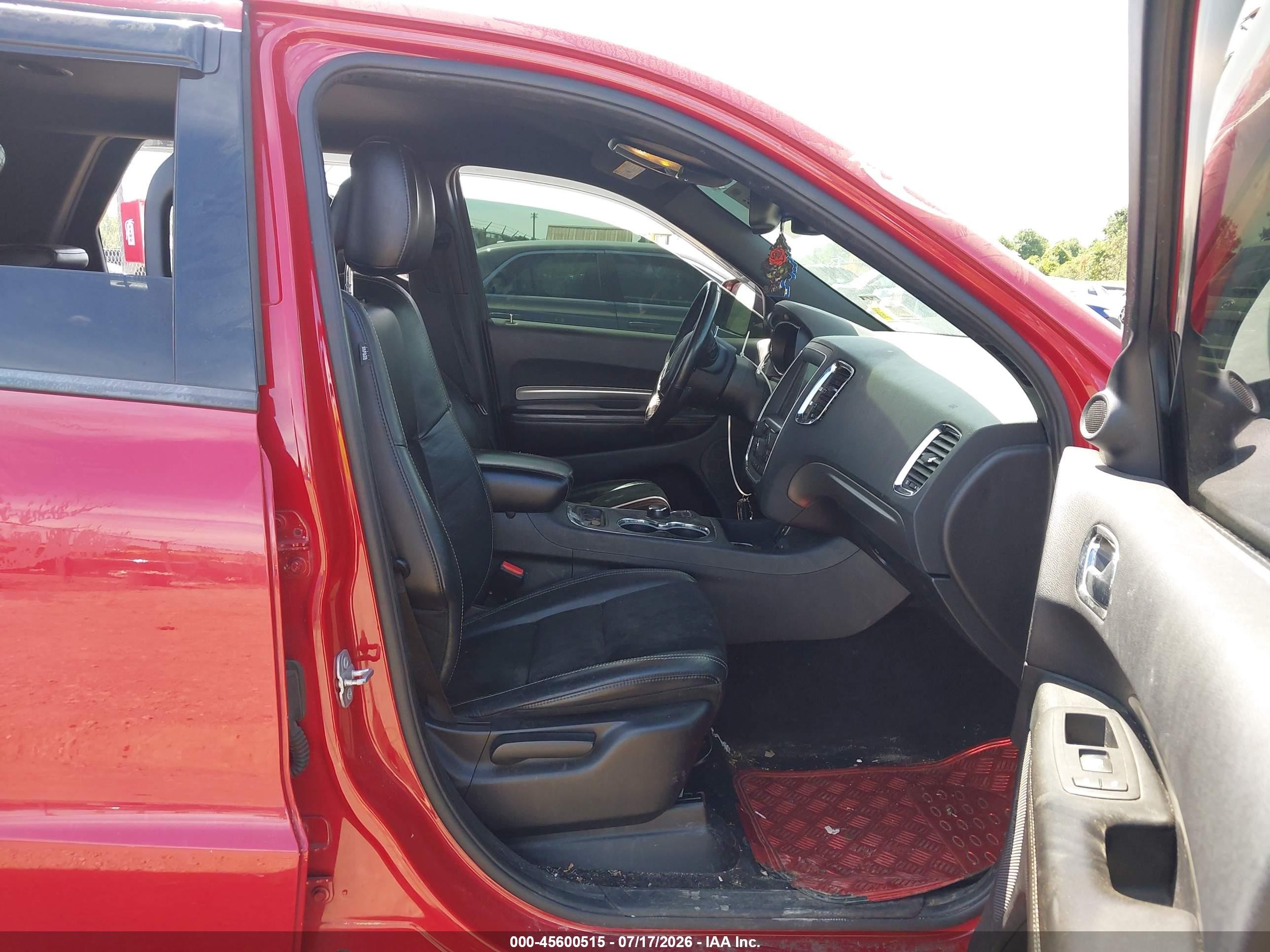 2015 Dodge Durango Sxt Red vin: 1C4RDJAG2FC147604