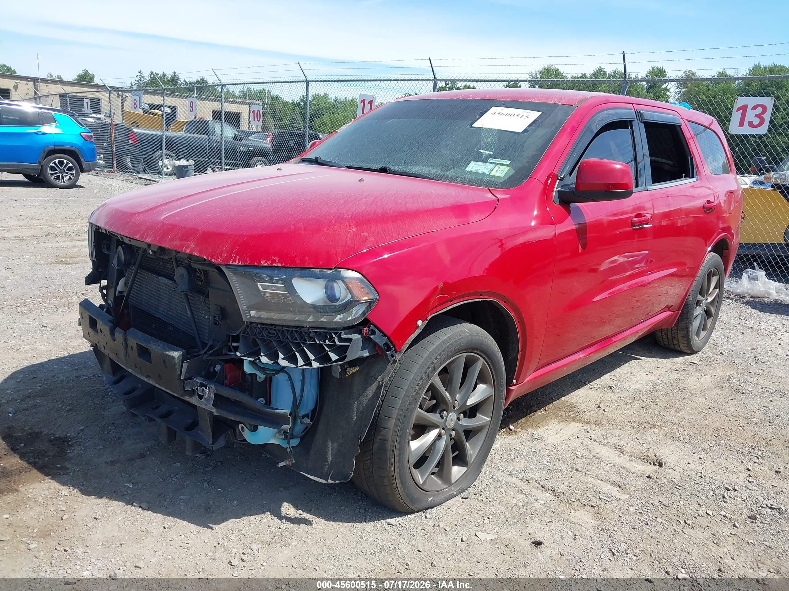2015 Dodge Durango Sxt Red vin: 1C4RDJAG2FC147604