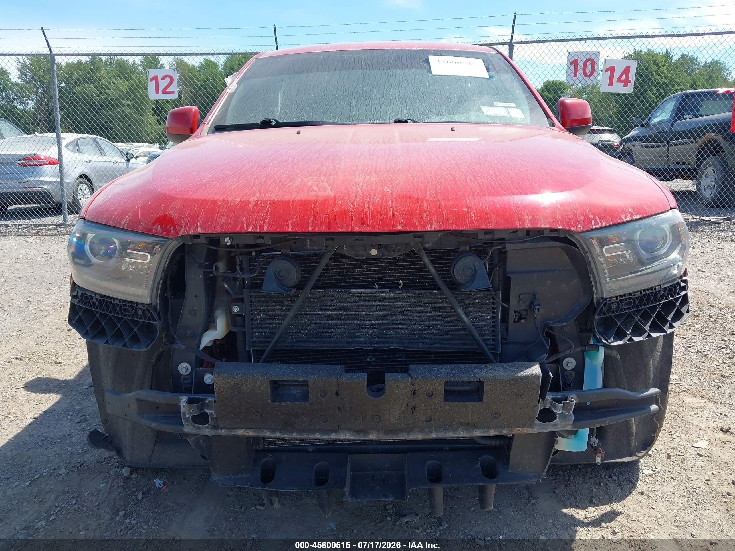 2015 Dodge Durango Sxt Red vin: 1C4RDJAG2FC147604