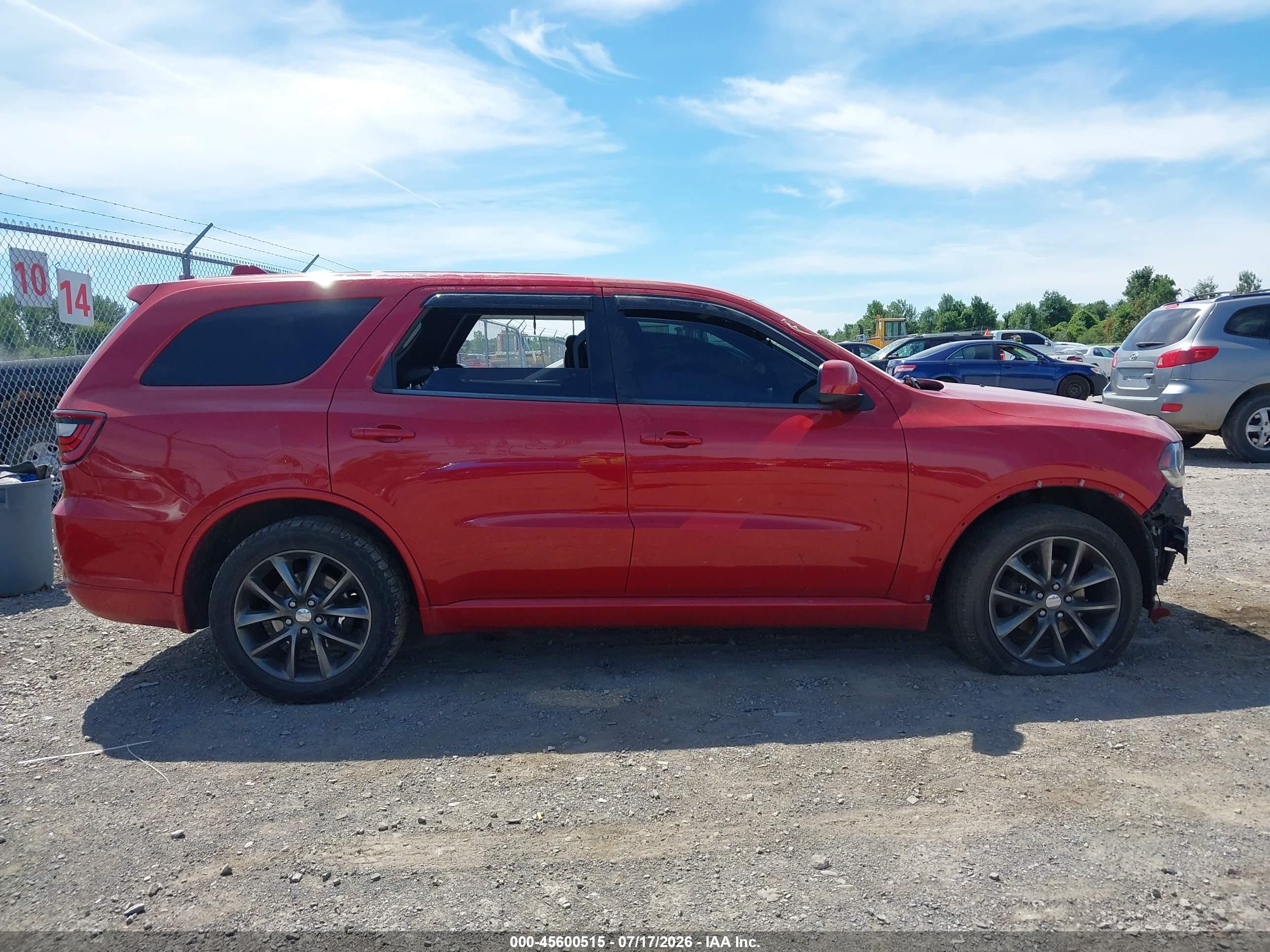 2015 Dodge Durango Sxt Red vin: 1C4RDJAG2FC147604