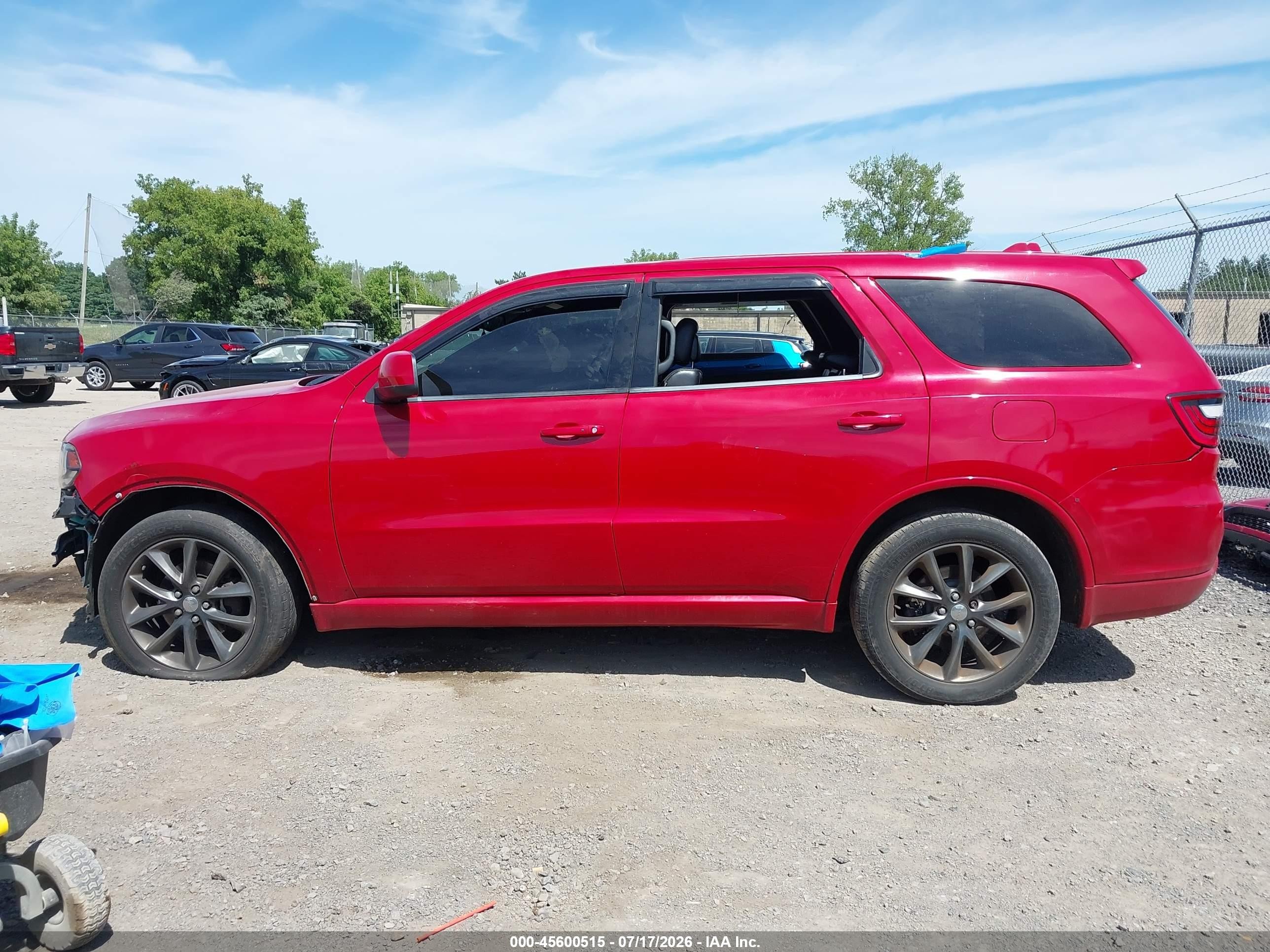2015 Dodge Durango Sxt Red vin: 1C4RDJAG2FC147604