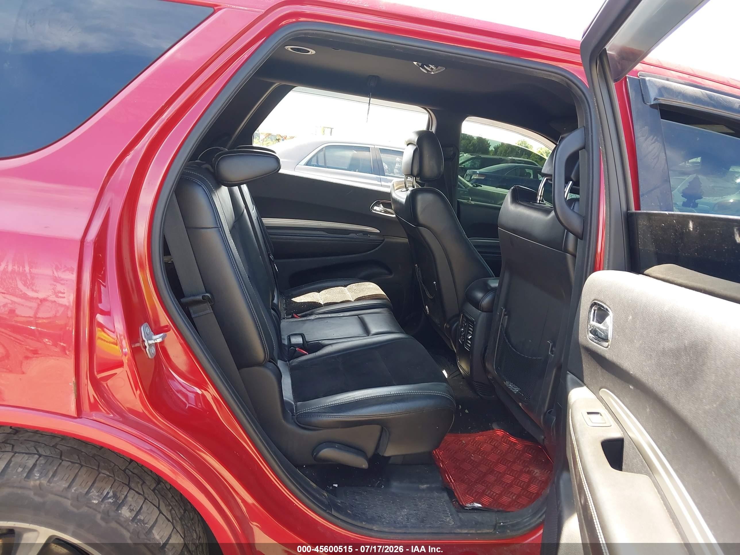 2015 Dodge Durango Sxt Red vin: 1C4RDJAG2FC147604