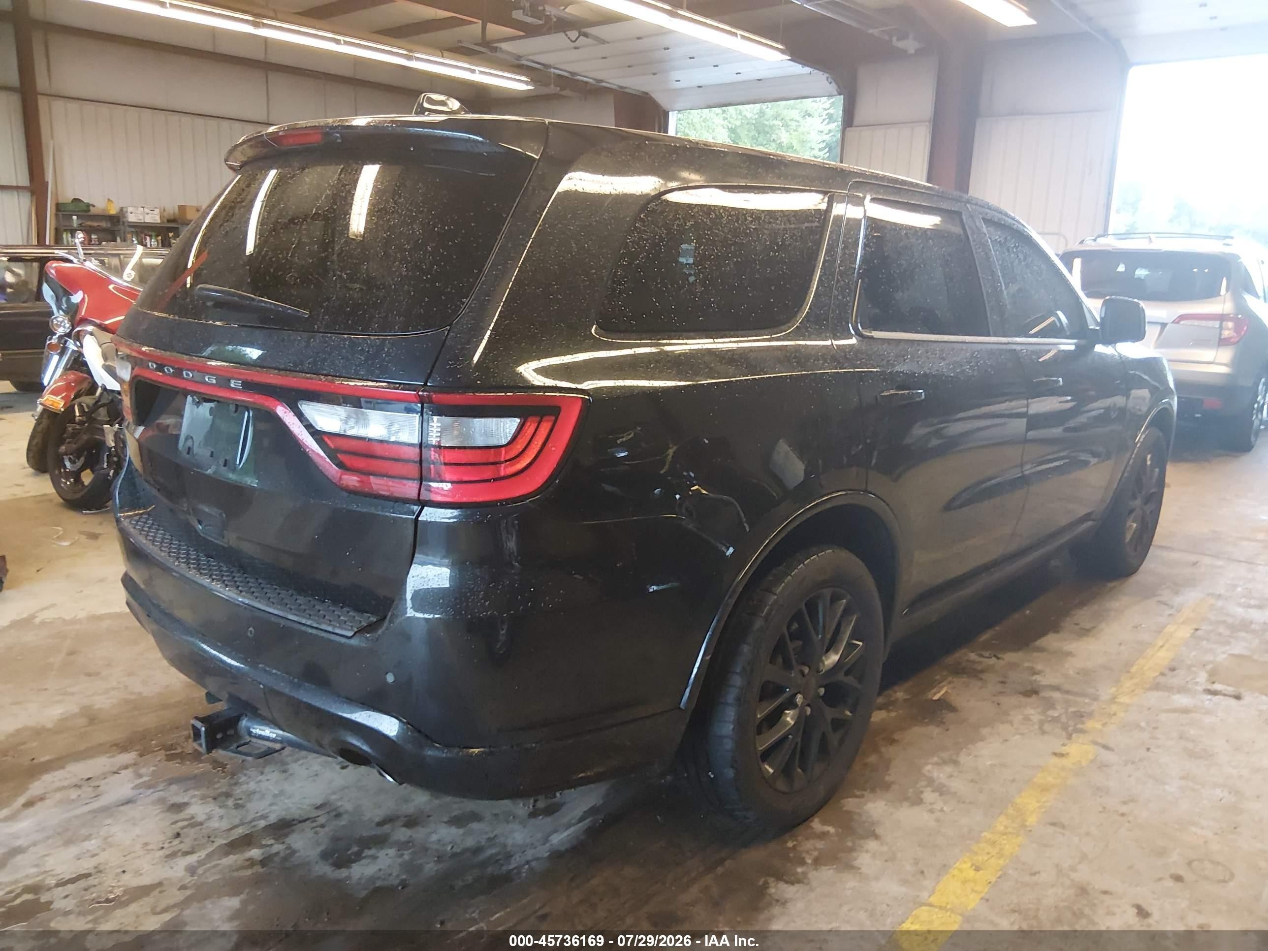 2015 Dodge Durango Sxt Black vin: 1C4RDJAG2FC750665