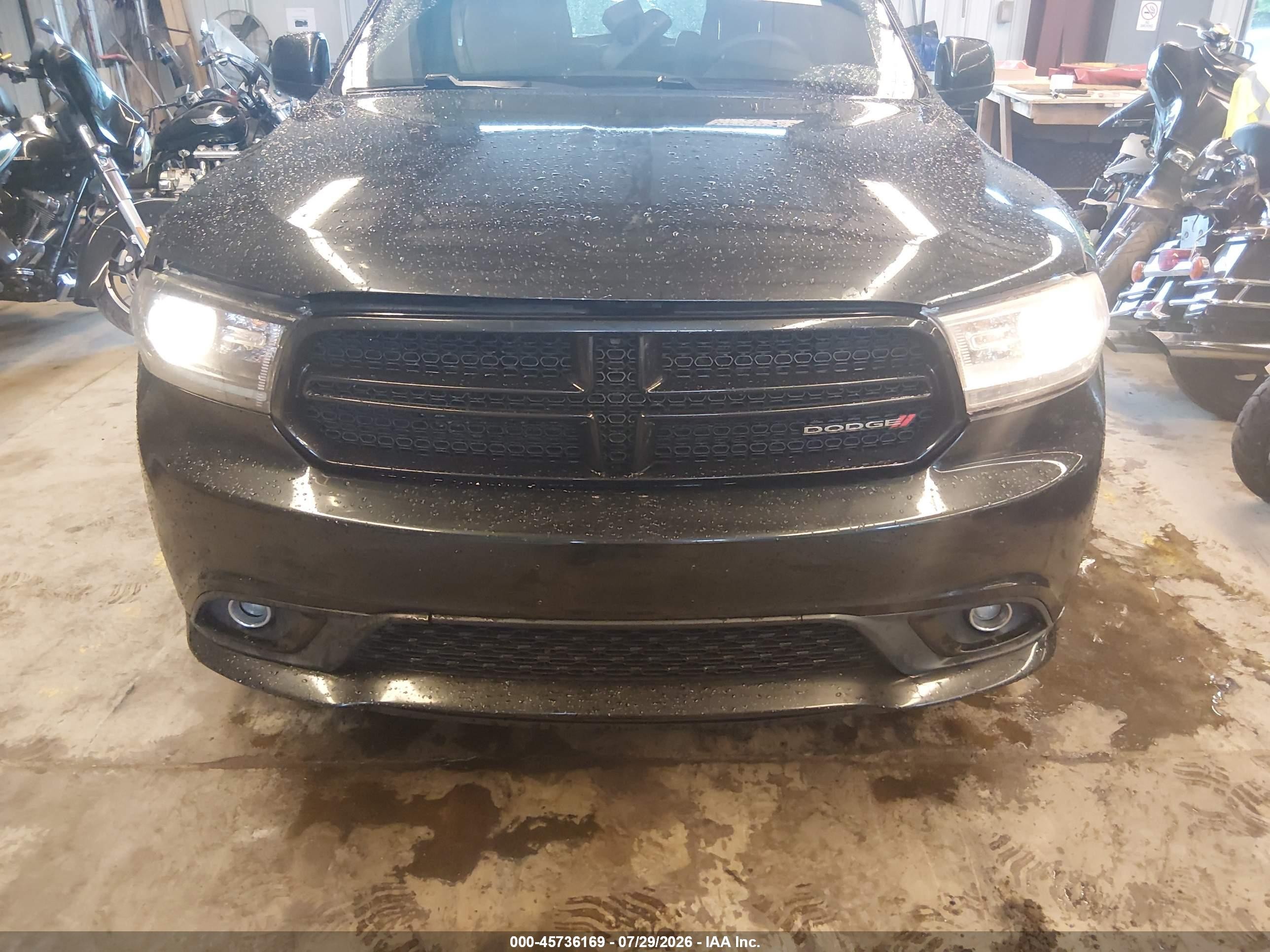 2015 Dodge Durango Sxt Black vin: 1C4RDJAG2FC750665