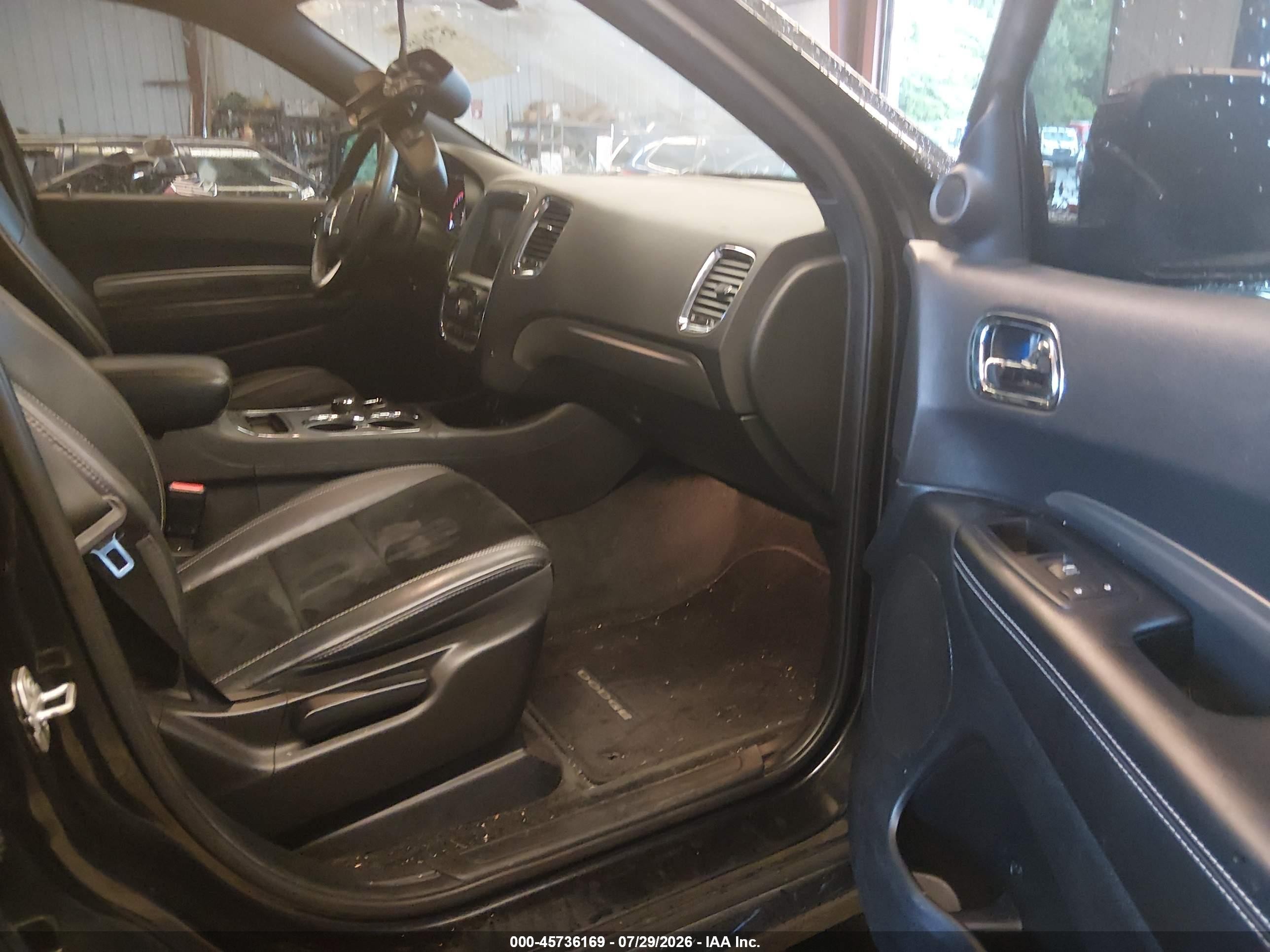 2015 Dodge Durango Sxt Black vin: 1C4RDJAG2FC750665
