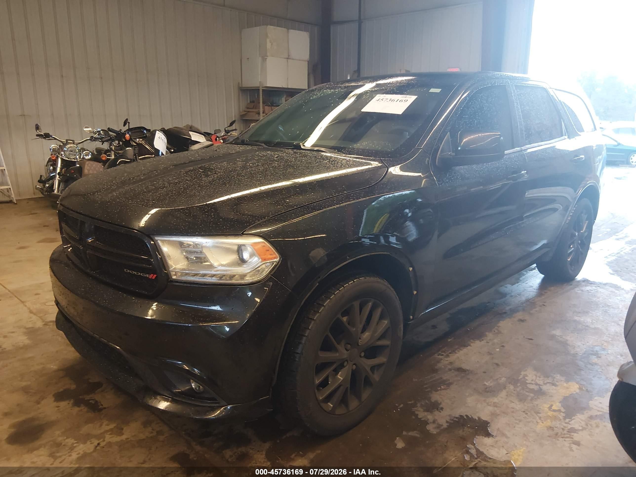 2015 Dodge Durango Sxt Black vin: 1C4RDJAG2FC750665