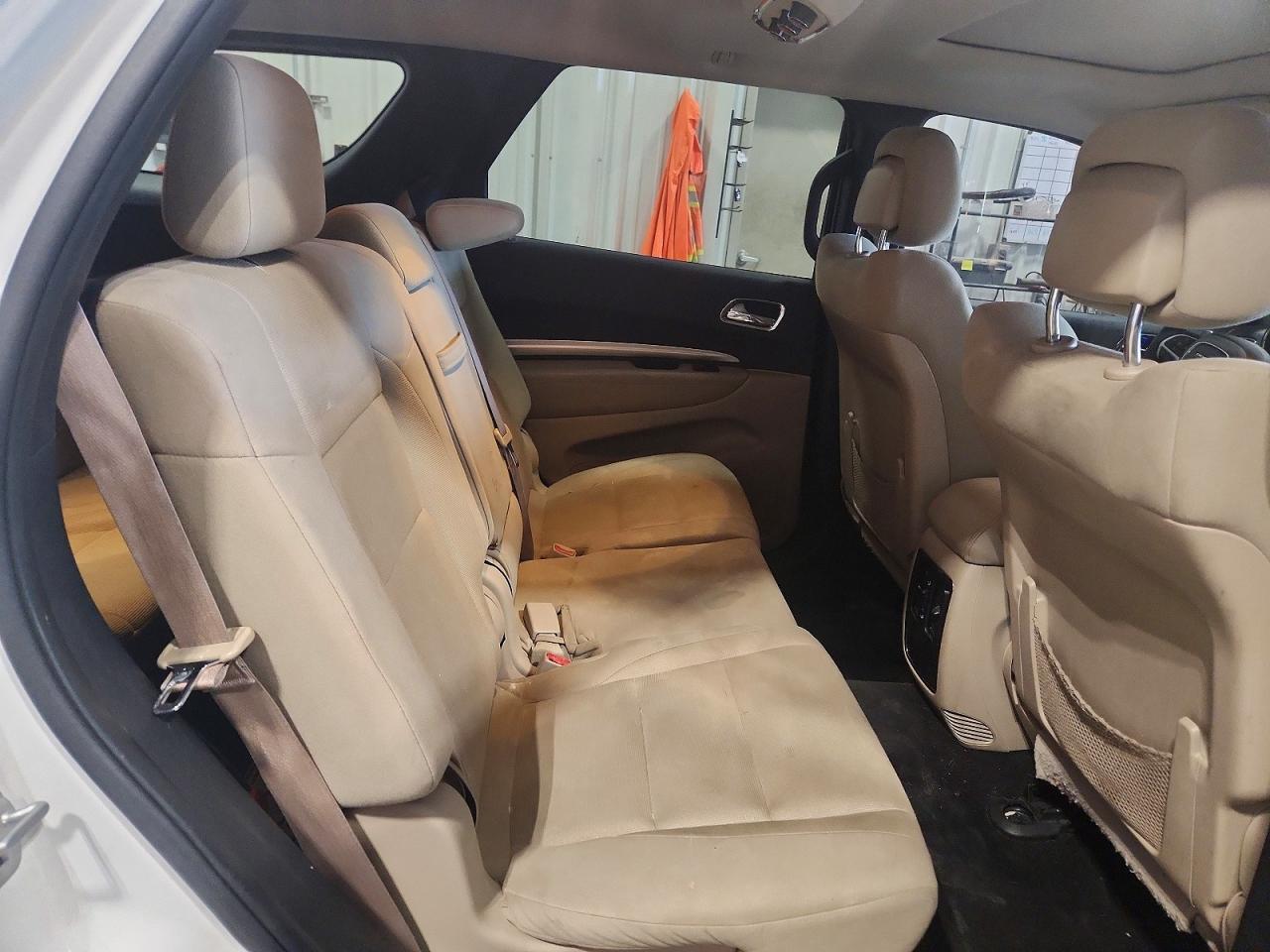 2015 Dodge Durango Sxt White vin: 1C4RDJAG2FC833187