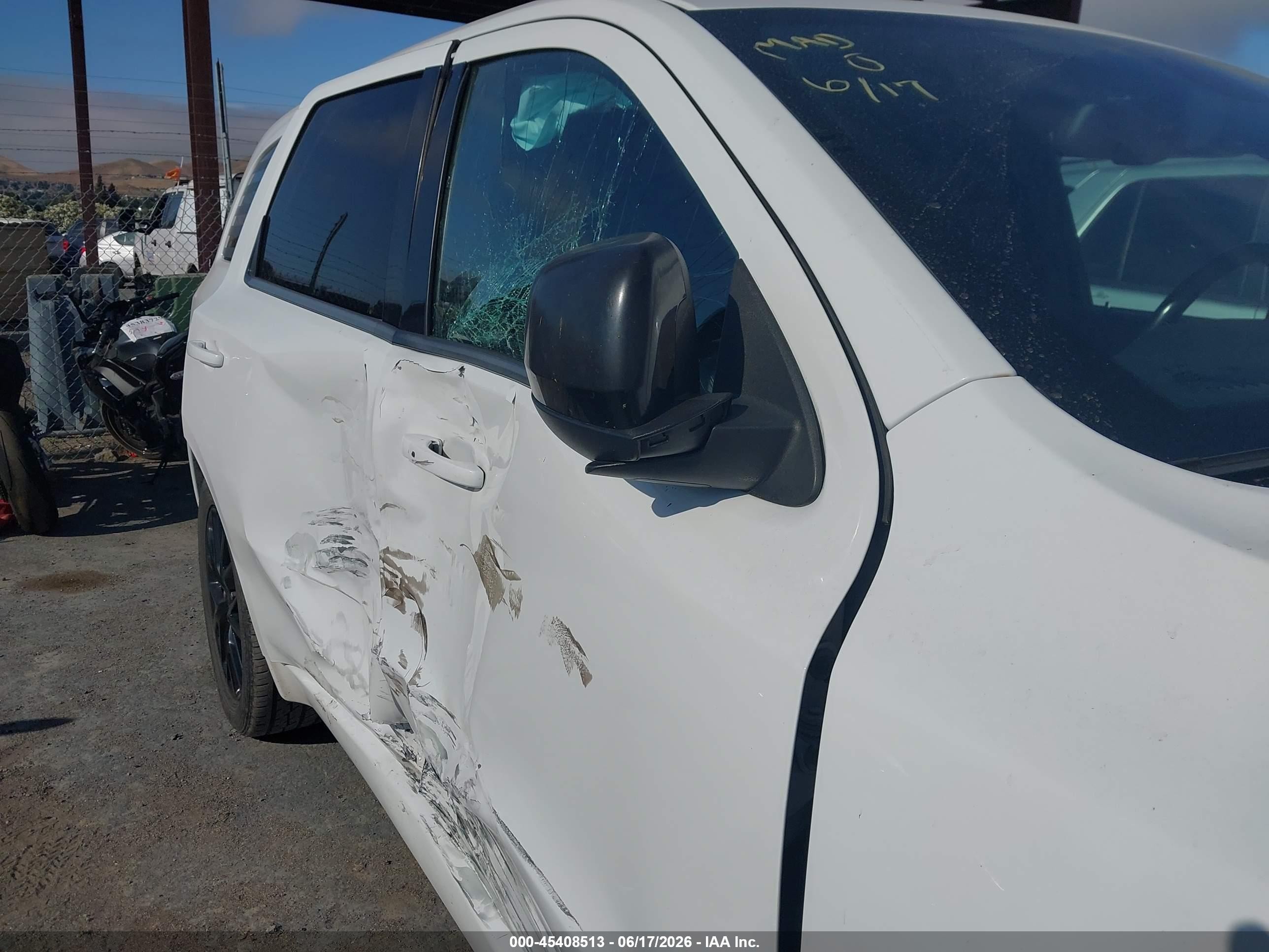 2015 Dodge Durango Sxt White vin: 1C4RDJAG2FC873995