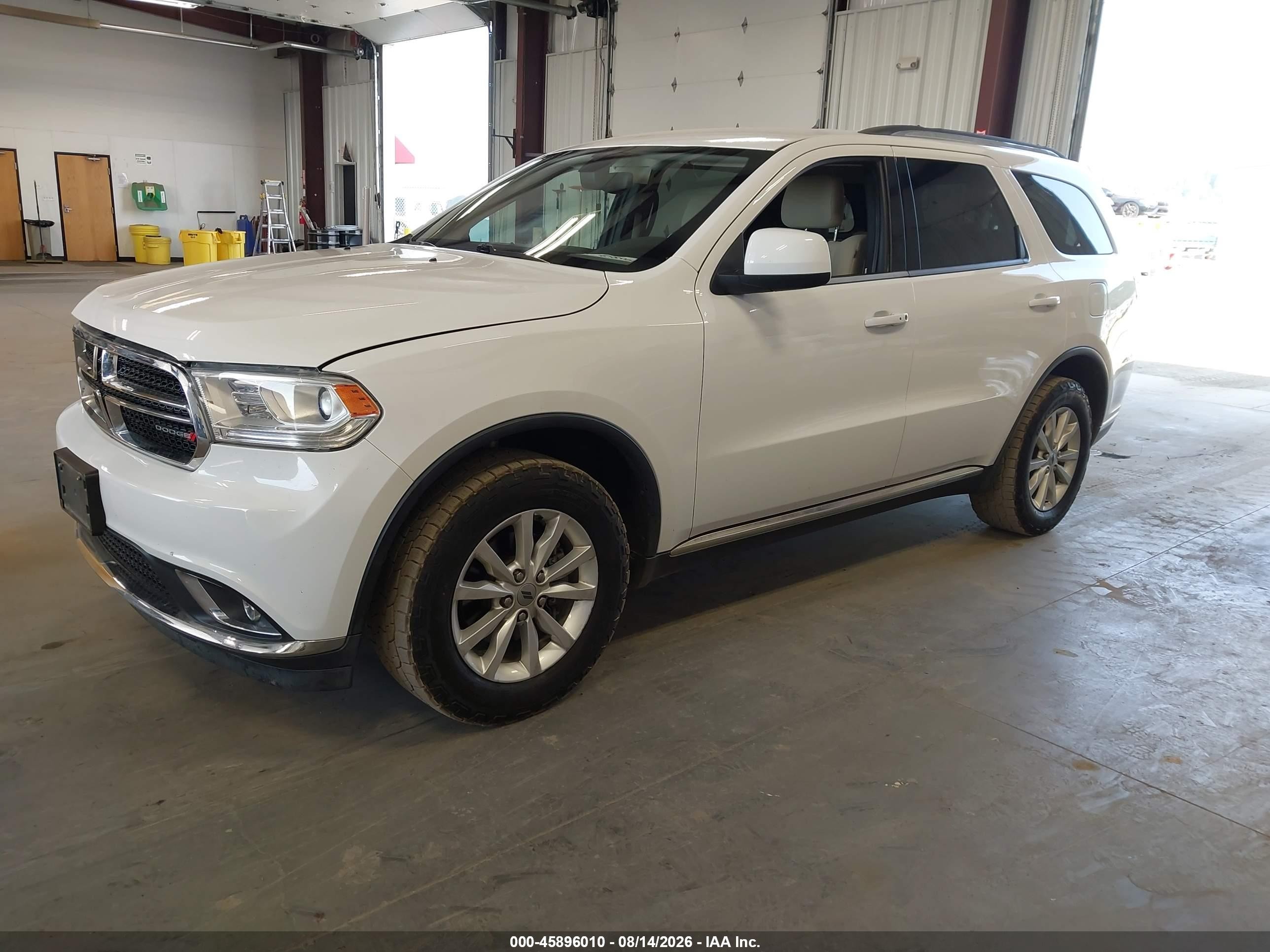 2019 Dodge Durango Sxt Awd Белый vin: 1C4RDJAG2KC769968