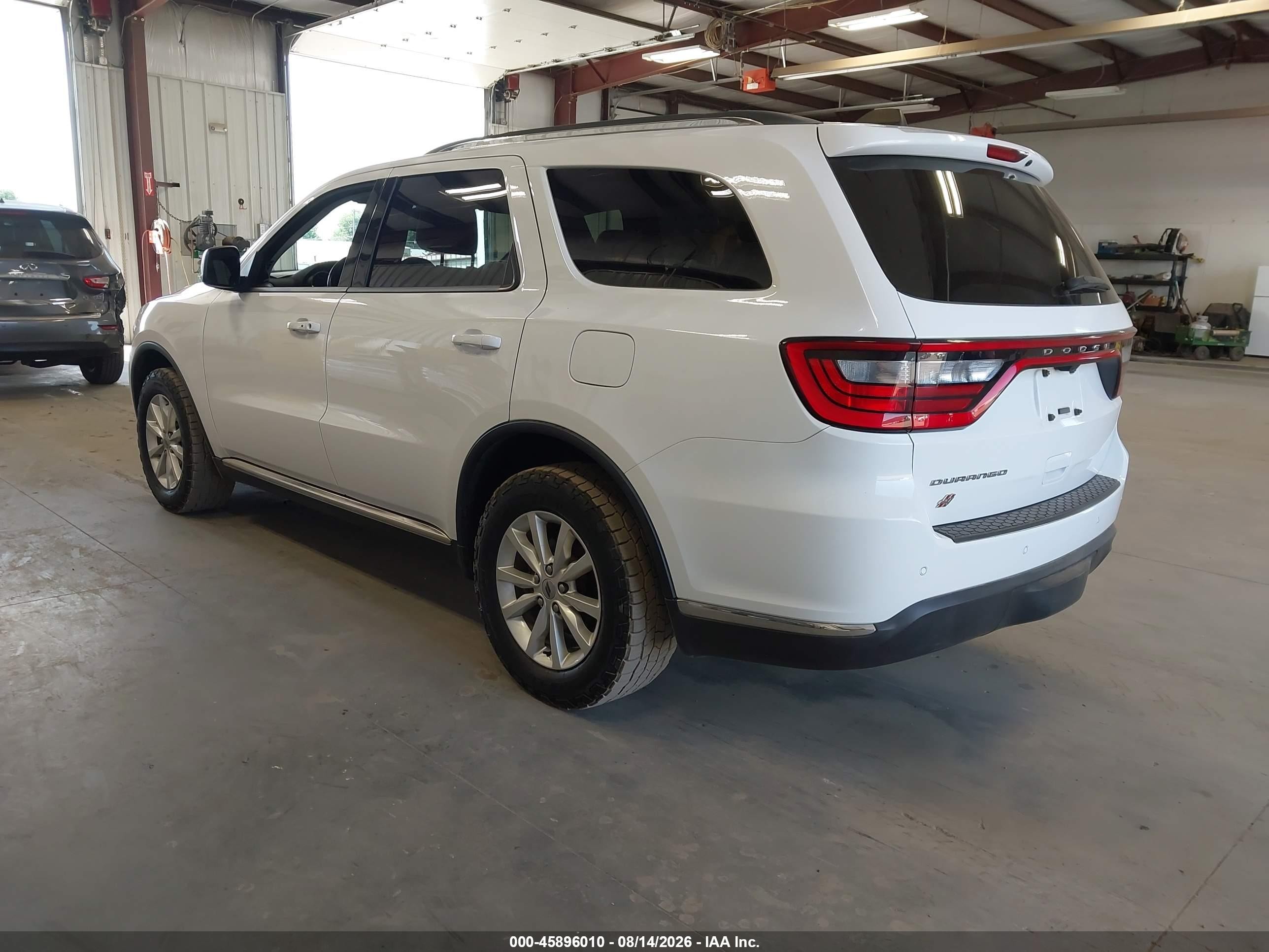 2019 Dodge Durango Sxt Awd Белый vin: 1C4RDJAG2KC769968
