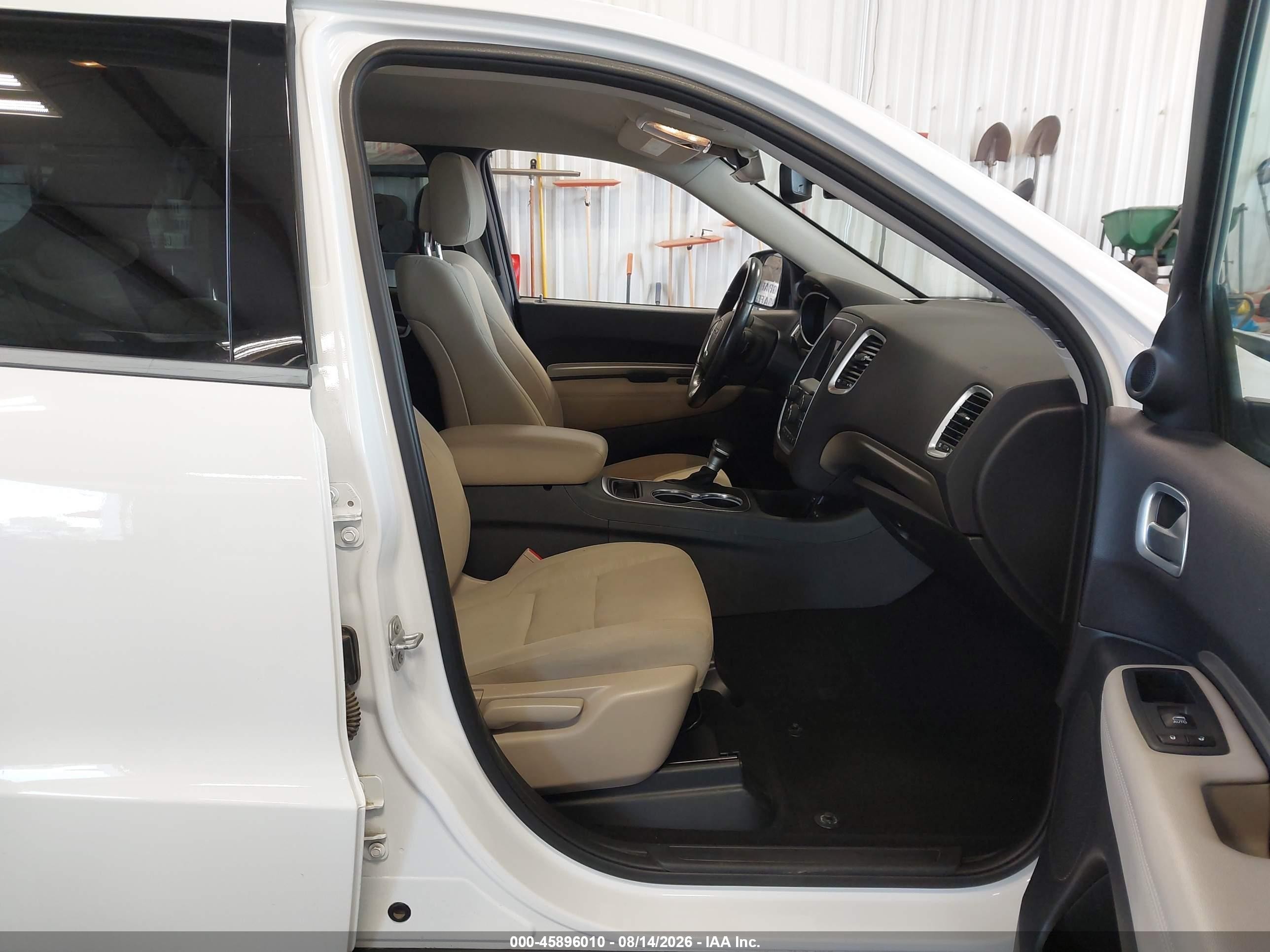 2019 Dodge Durango Sxt Awd Белый vin: 1C4RDJAG2KC769968