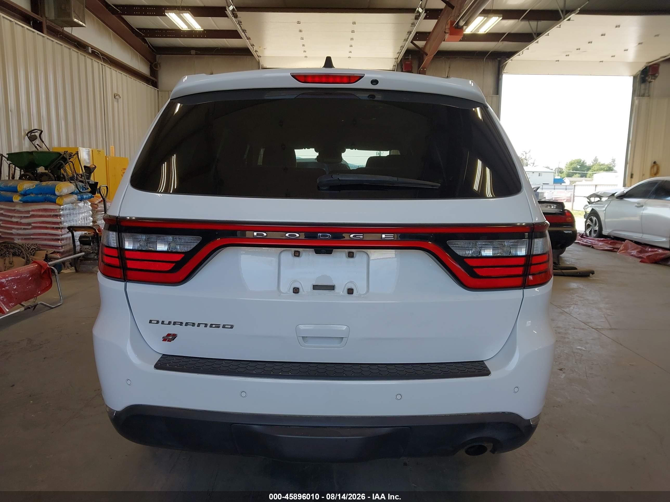 2019 Dodge Durango Sxt Awd Белый vin: 1C4RDJAG2KC769968