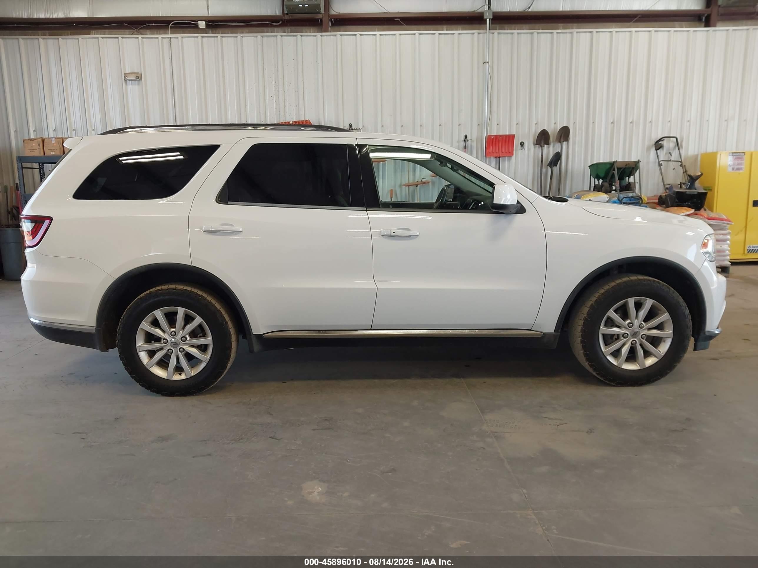 2019 Dodge Durango Sxt Awd Белый vin: 1C4RDJAG2KC769968