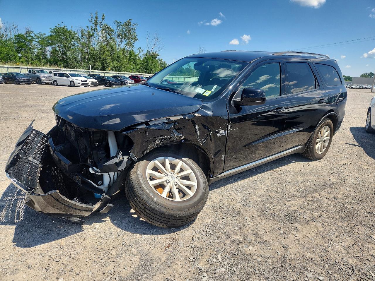 2020 Dodge Durango Sxt Черный vin: 1C4RDJAG2LC252980