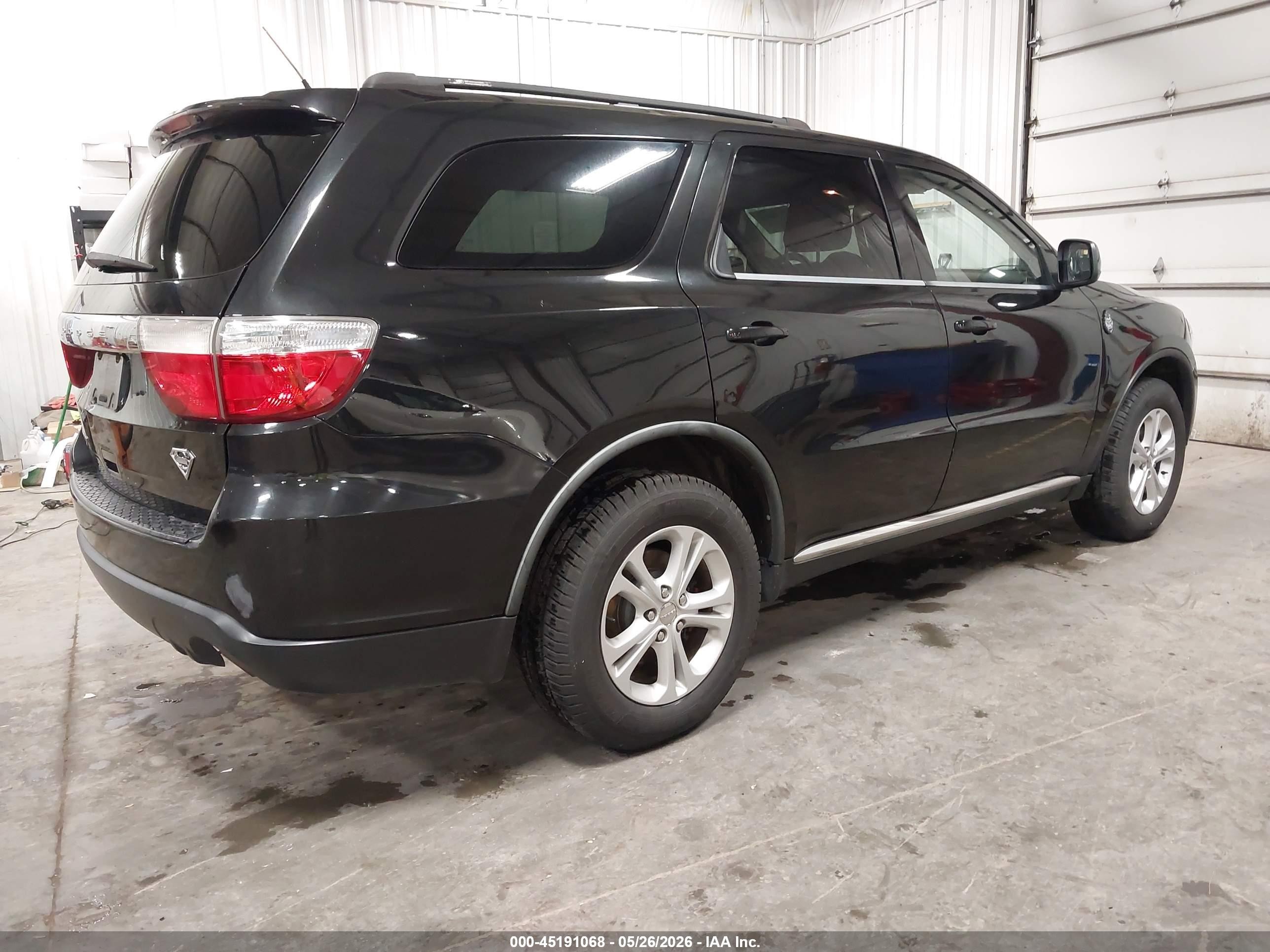 2012 Dodge Durango Sxt Черный vin: 1C4RDJAG3CC120892