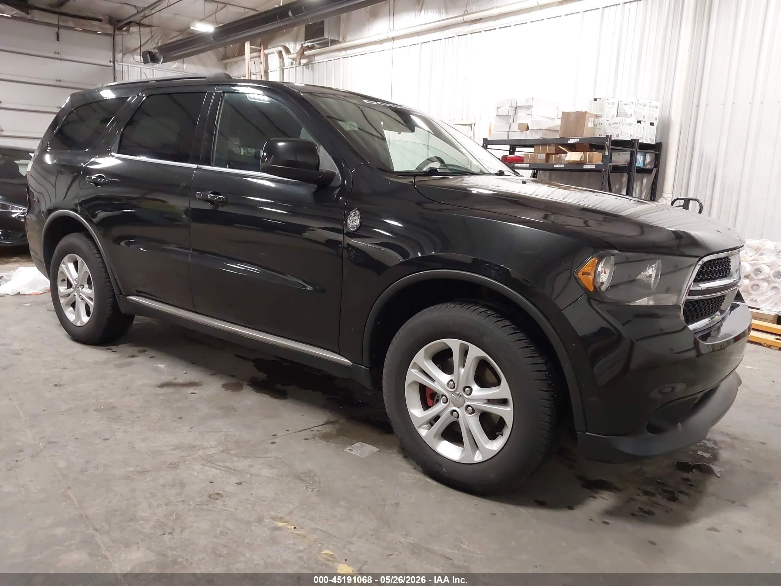 2012 Dodge Durango Sxt Черный vin: 1C4RDJAG3CC120892