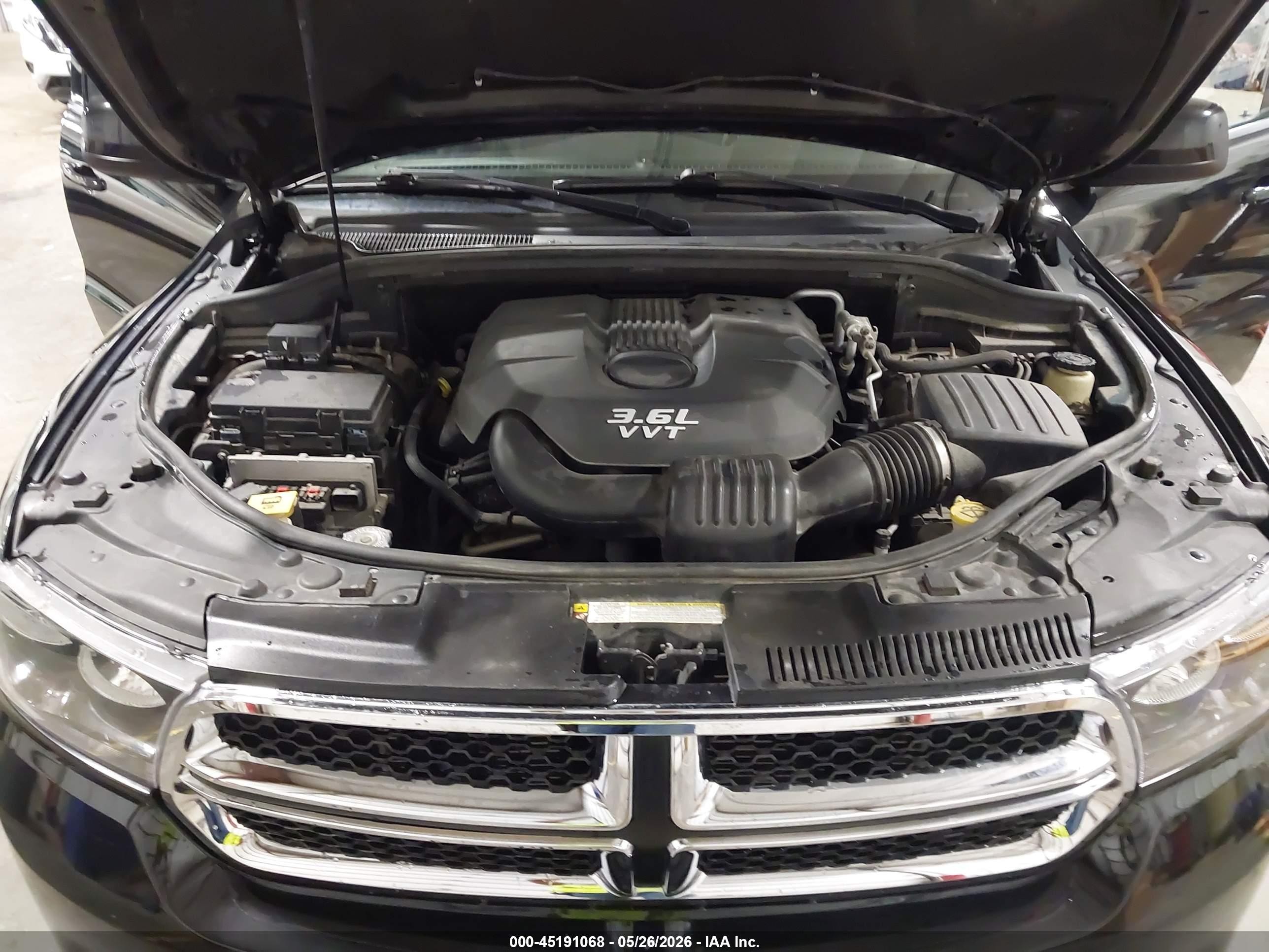 2012 Dodge Durango Sxt Черный vin: 1C4RDJAG3CC120892