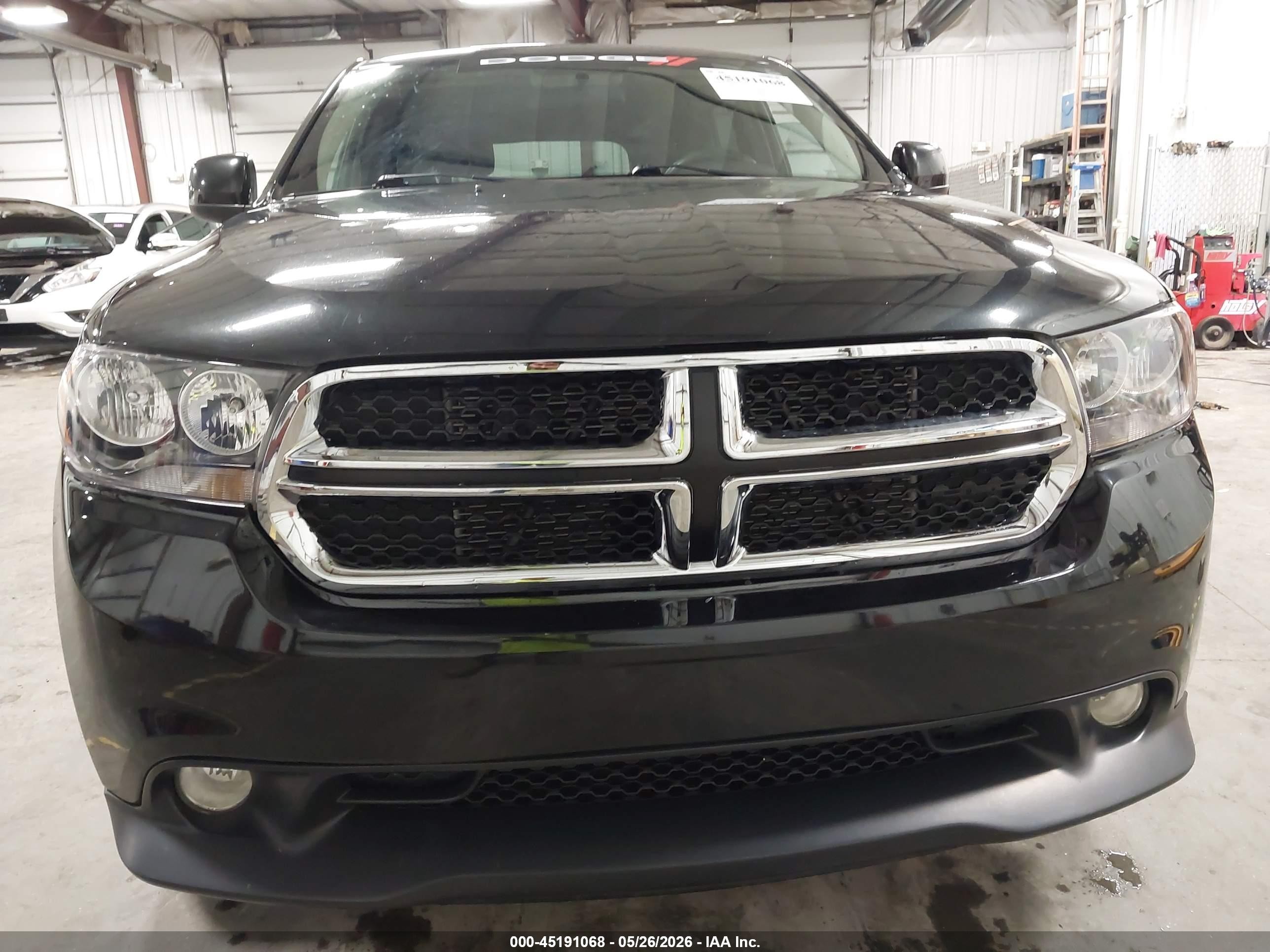 2012 Dodge Durango Sxt Черный vin: 1C4RDJAG3CC120892