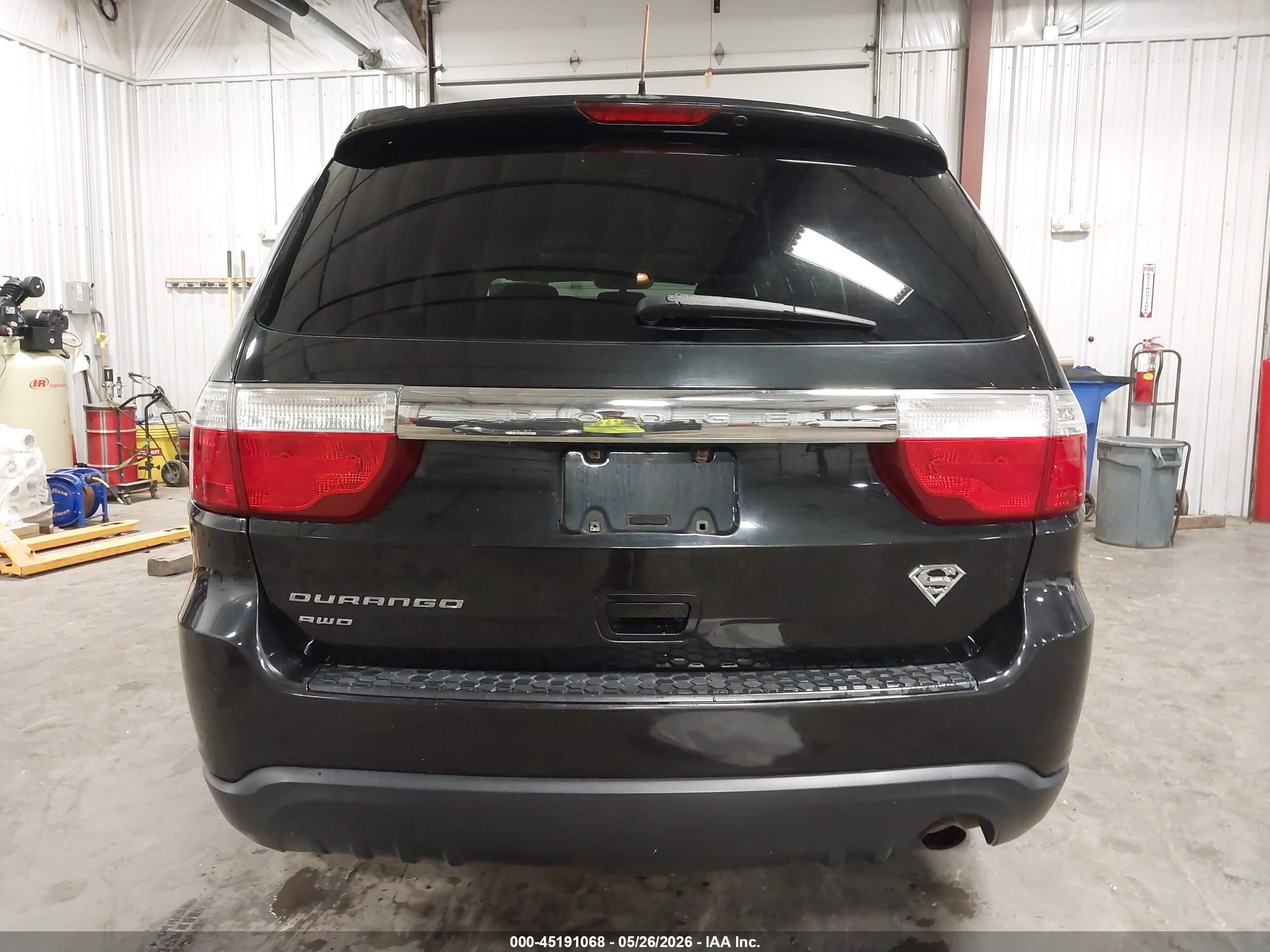 2012 Dodge Durango Sxt Черный vin: 1C4RDJAG3CC120892