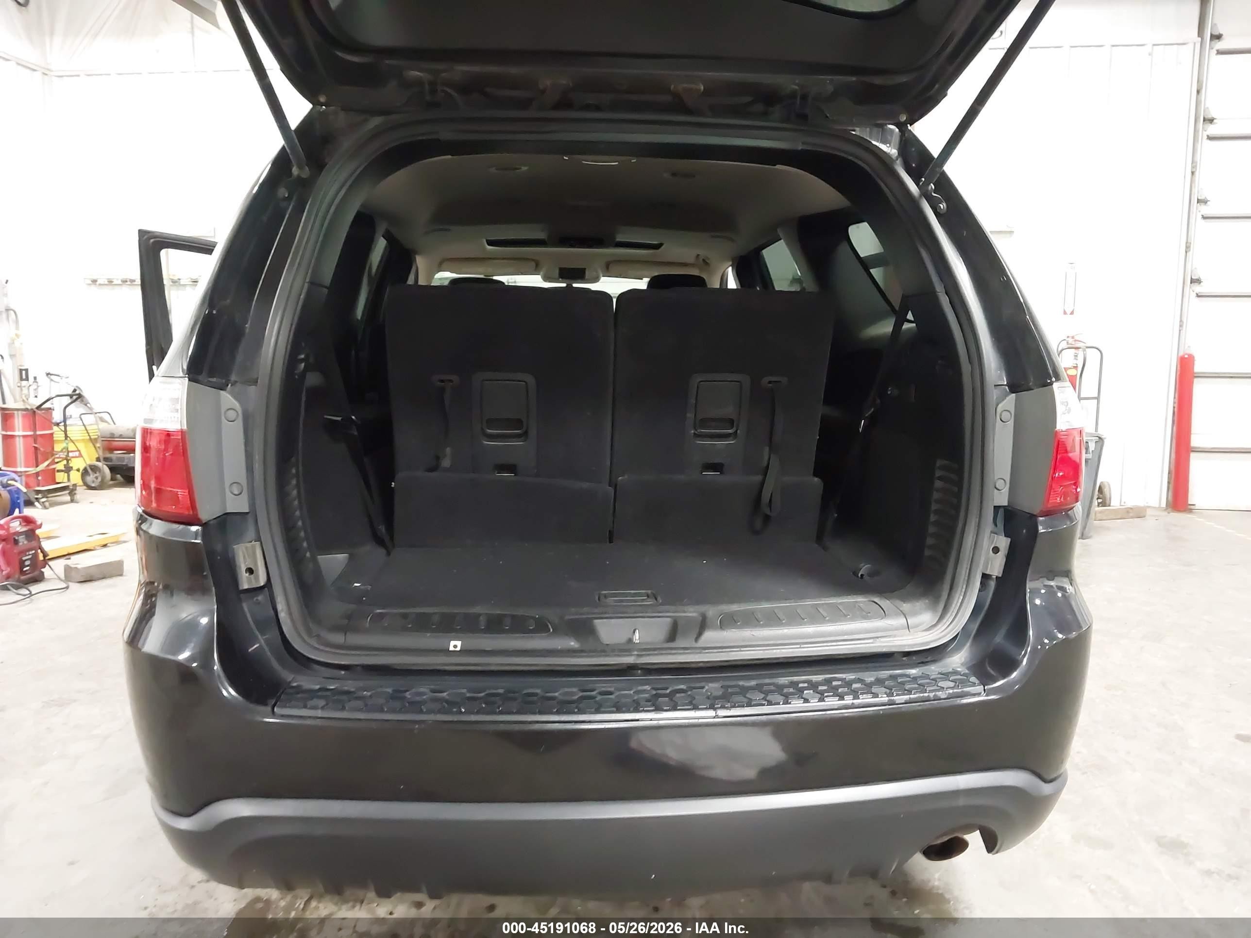 2012 Dodge Durango Sxt Черный vin: 1C4RDJAG3CC120892