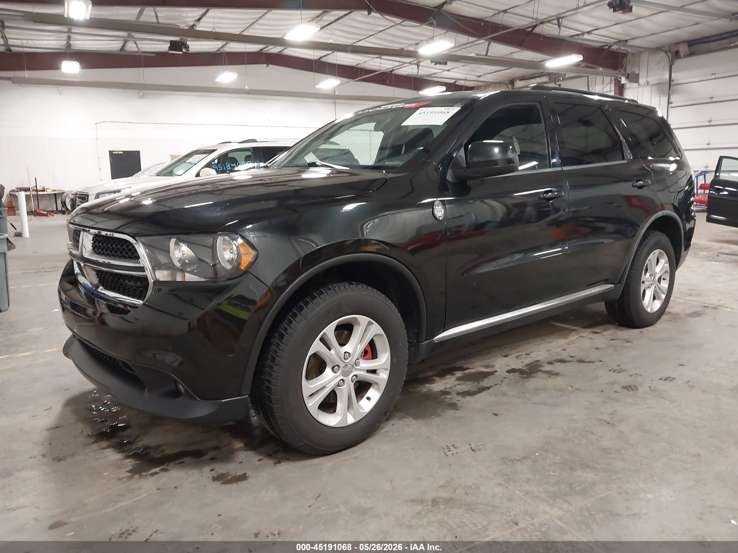 2012 Dodge Durango Sxt Черный vin: 1C4RDJAG3CC120892
