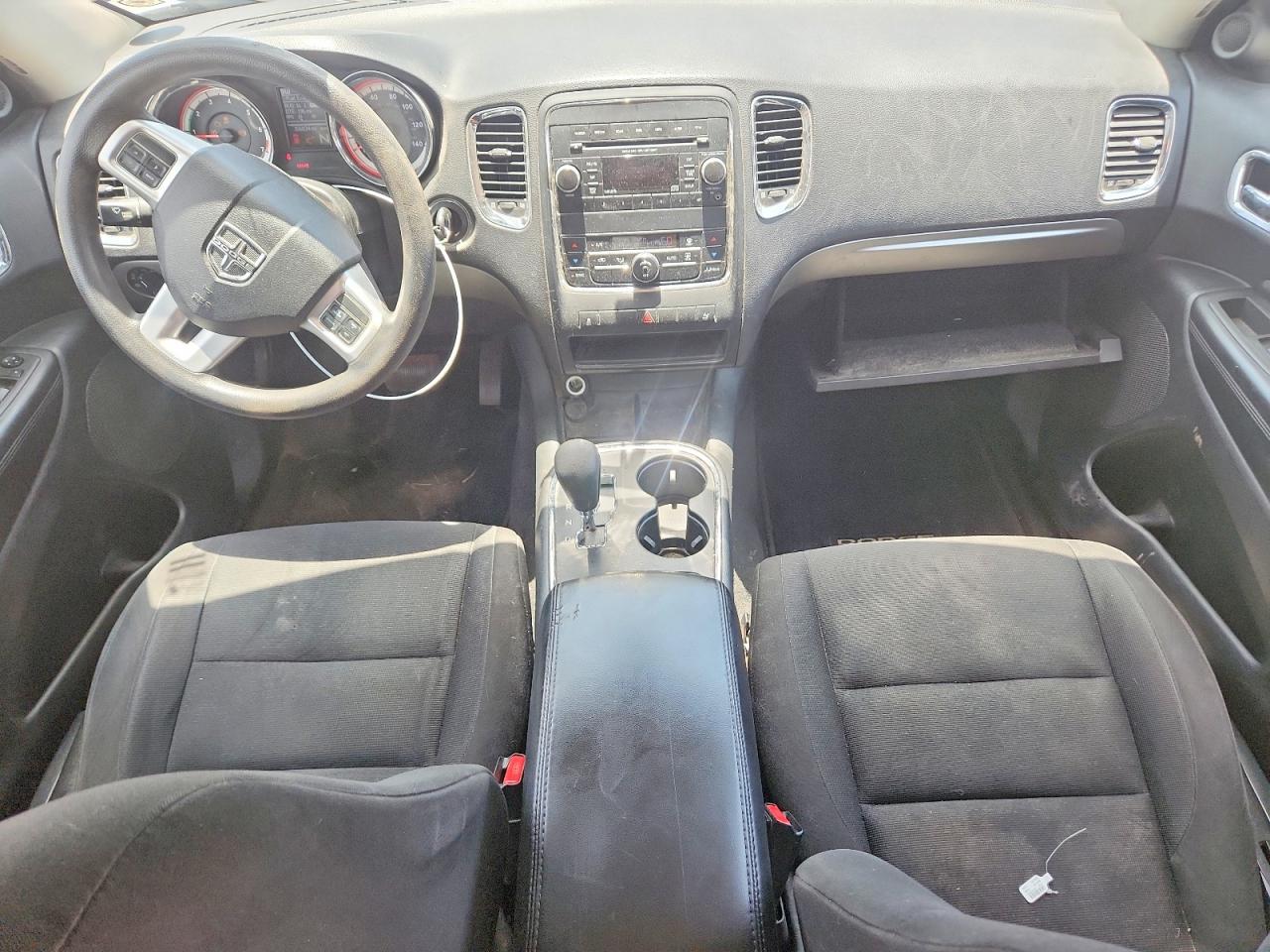 2013 Dodge Durango Sxt White vin: 1C4RDJAG3DC658641