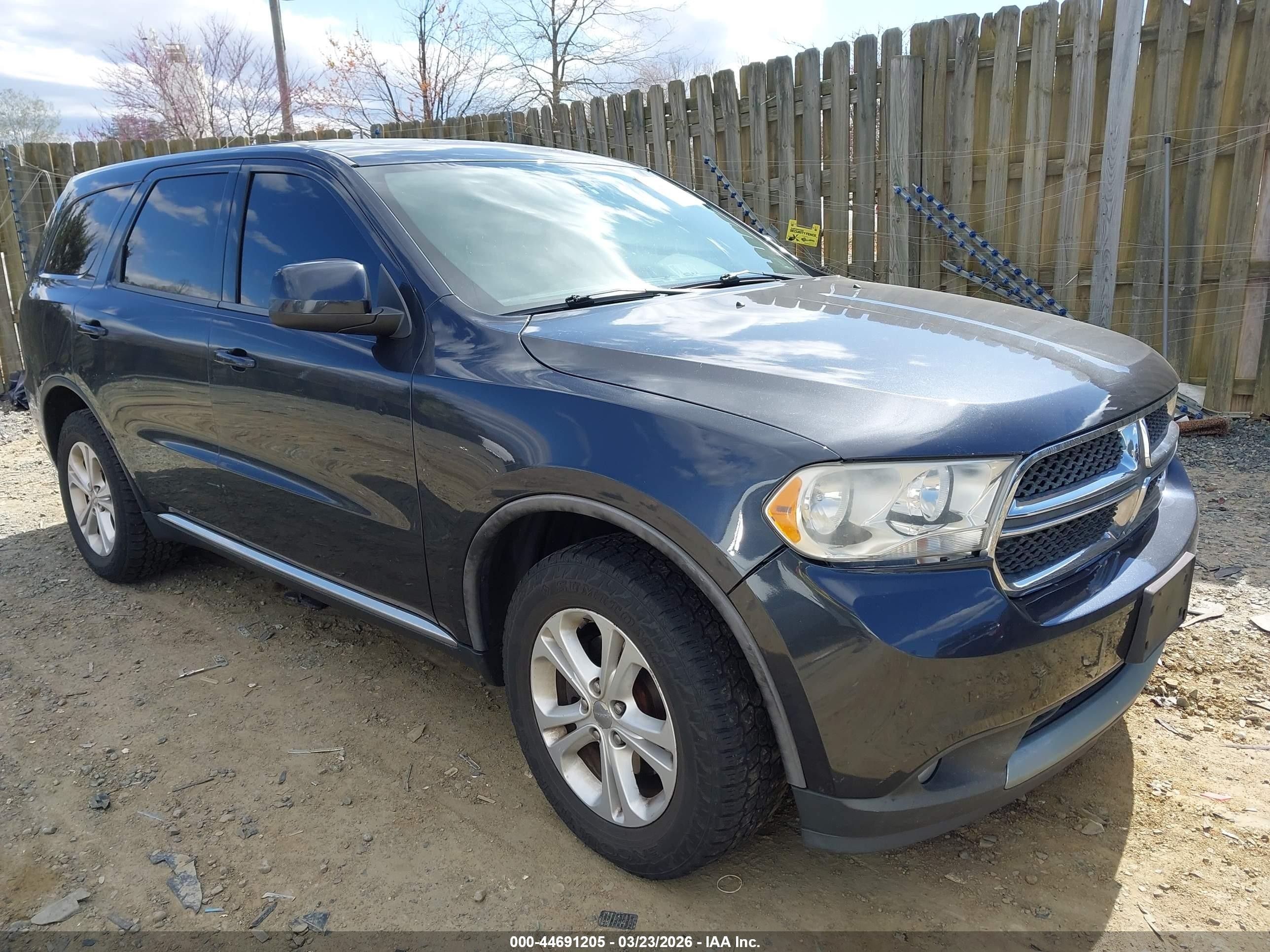 2013 Dodge Durango Sxt Gray vin: 1C4RDJAG3DC662284