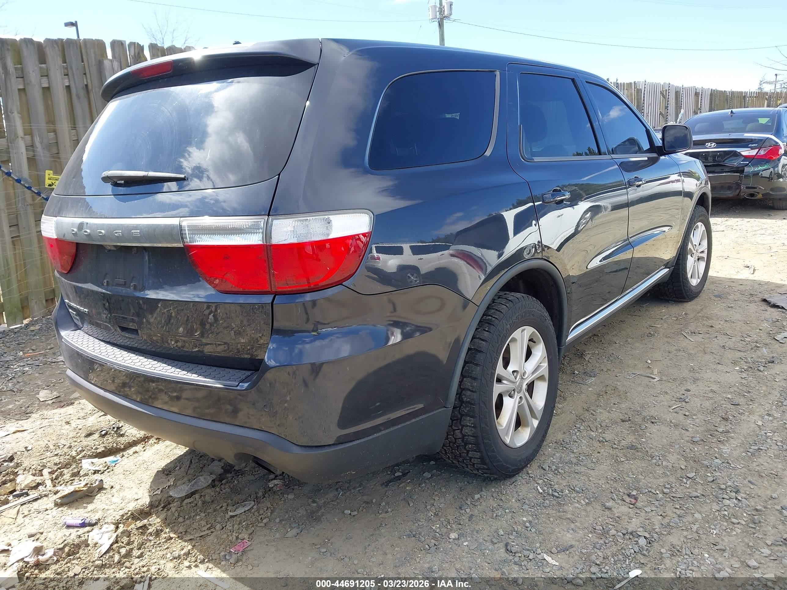 2013 Dodge Durango Sxt Gray vin: 1C4RDJAG3DC662284
