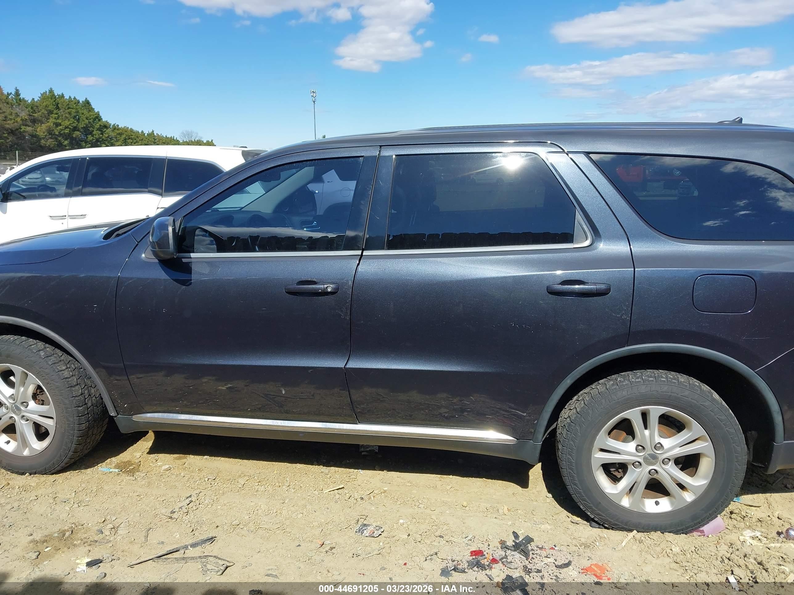 2013 Dodge Durango Sxt Gray vin: 1C4RDJAG3DC662284