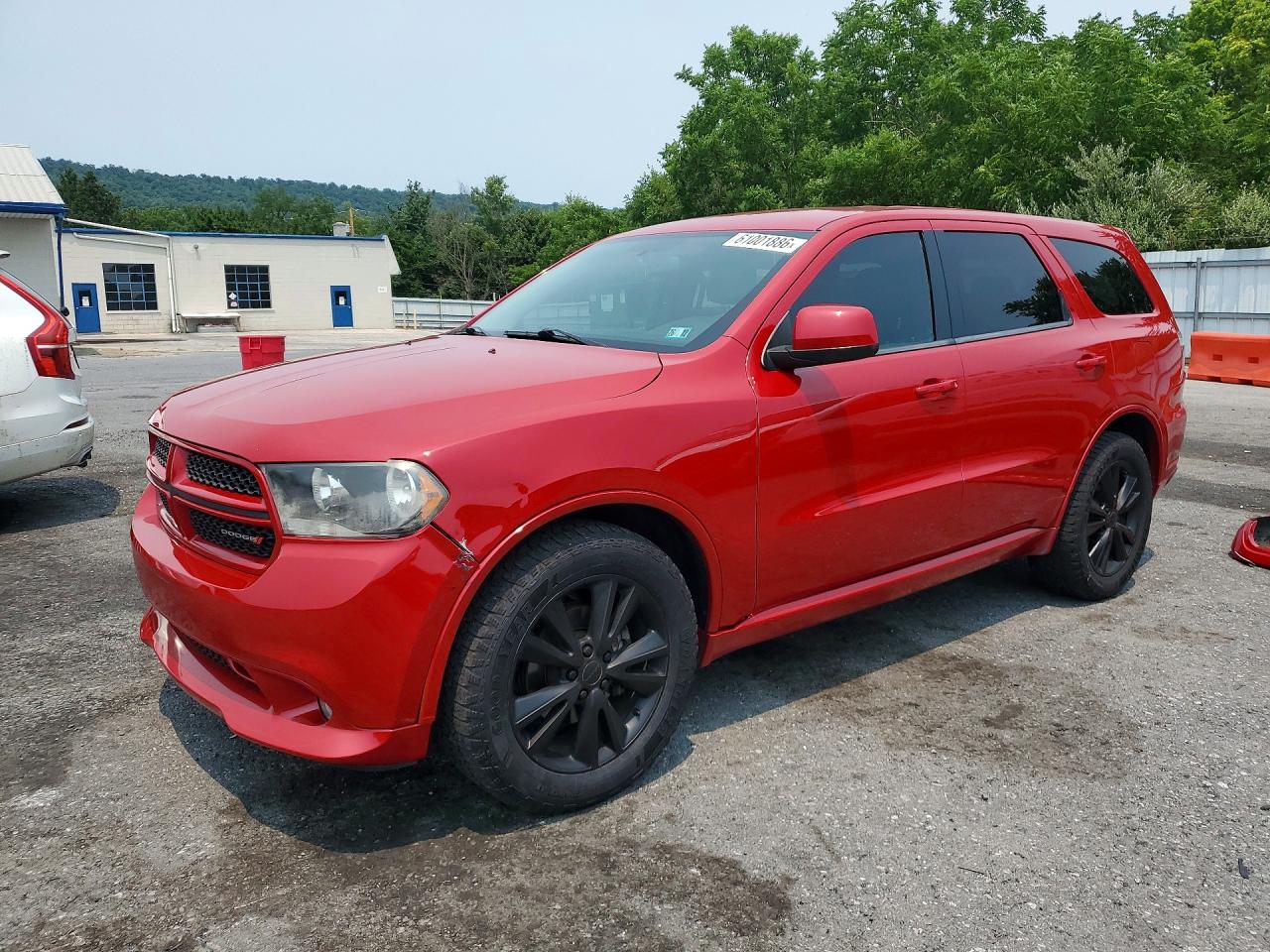 2013 Dodge Durango Sxt Red vin: 1C4RDJAG3DC679134