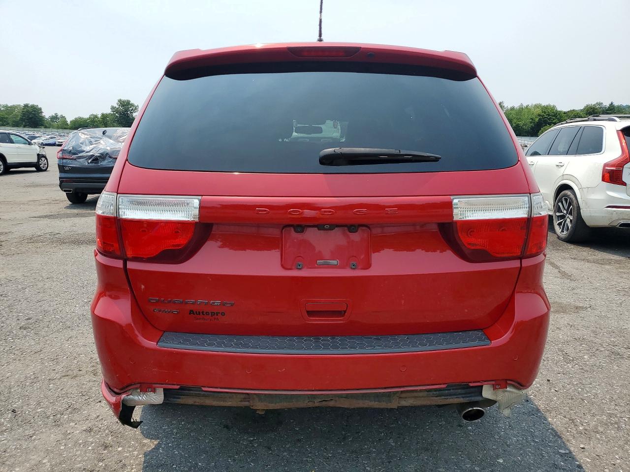 2013 Dodge Durango Sxt Red vin: 1C4RDJAG3DC679134