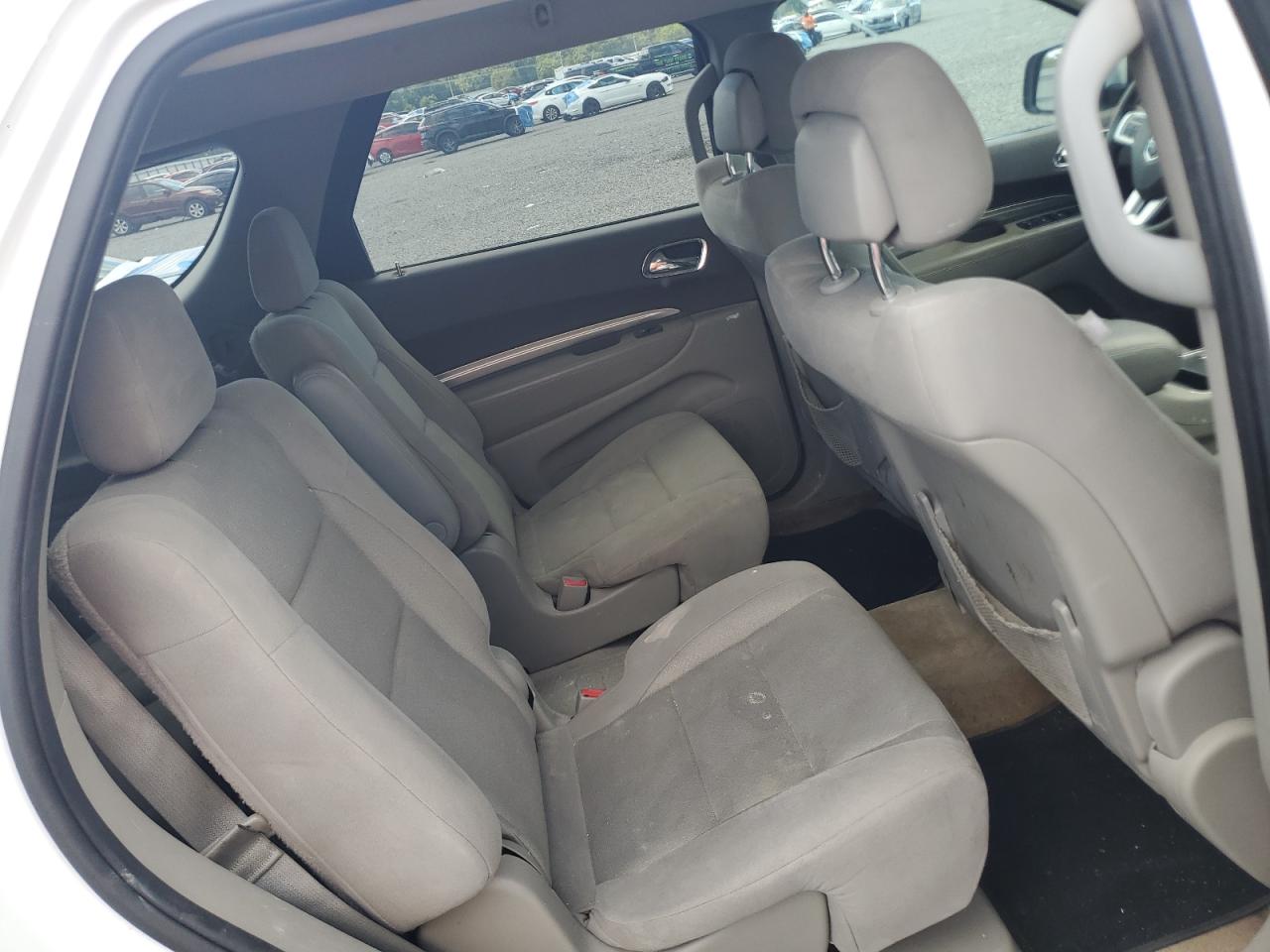 2013 Dodge Durango Sxt White vin: 1C4RDJAG3DC683720