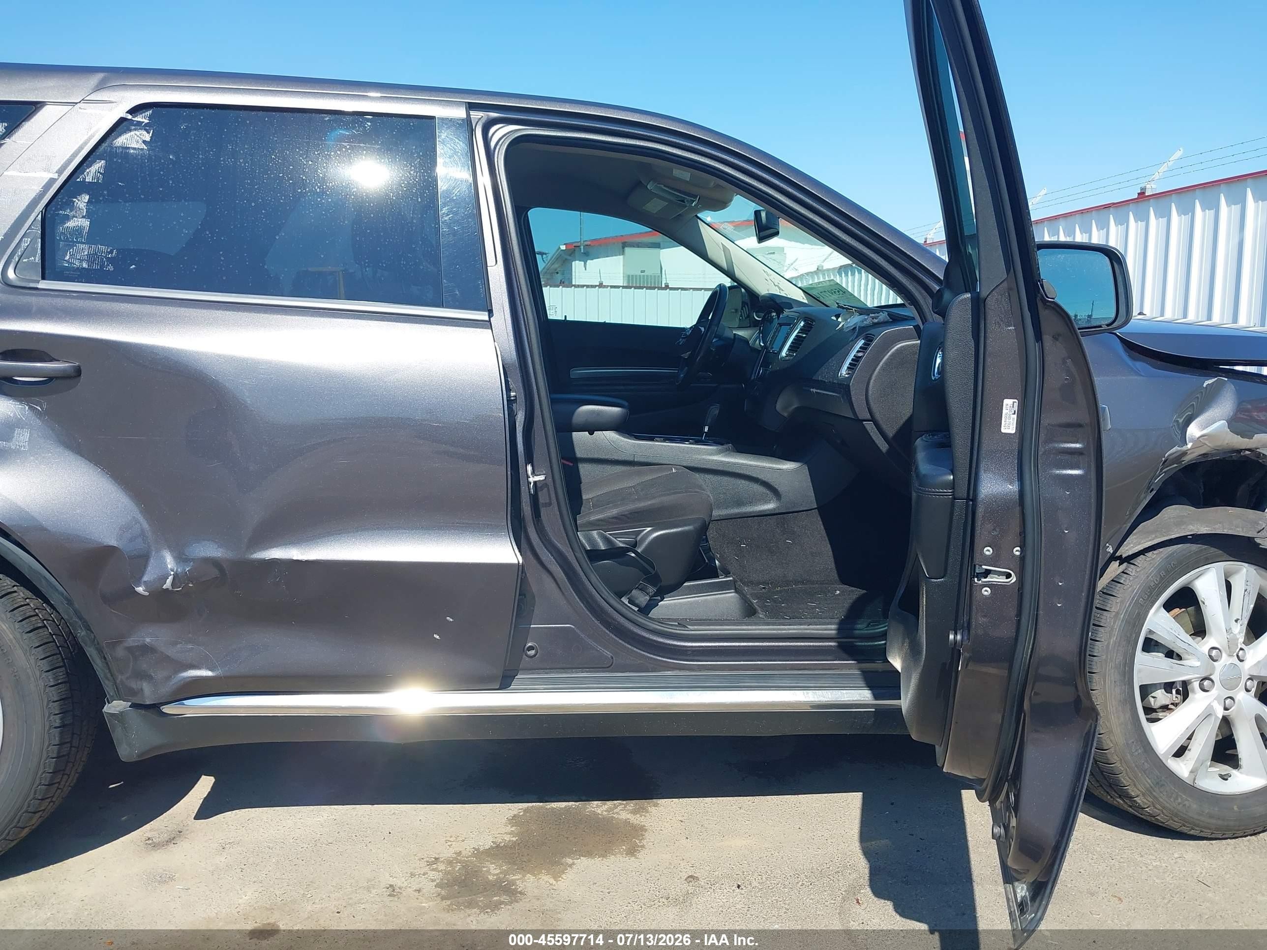 2013 Dodge Durango Sxt Gray vin: 1C4RDJAG3DC686942