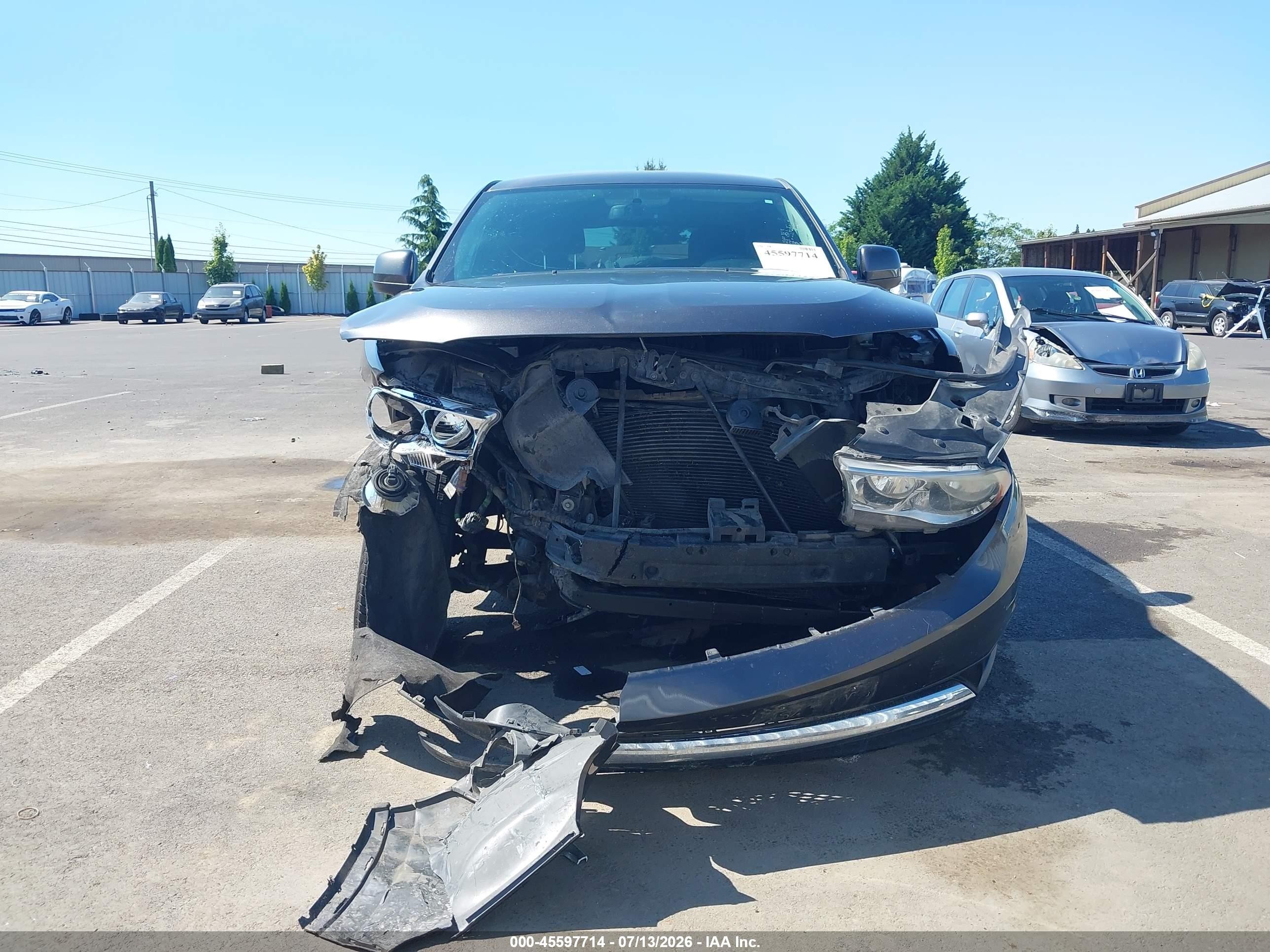 2013 Dodge Durango Sxt Gray vin: 1C4RDJAG3DC686942