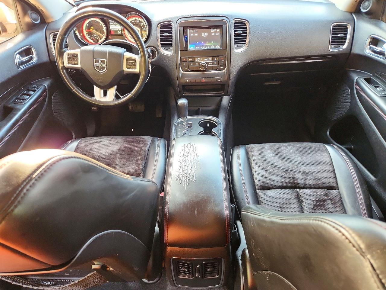 2013 Dodge Durango Sxt White vin: 1C4RDJAG3DC686956