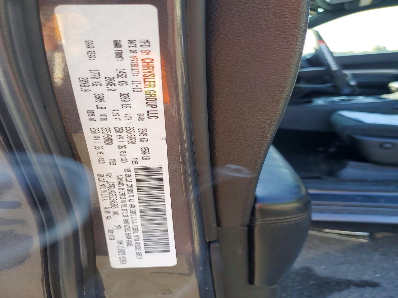 2014 Dodge Durango Sxt Gray vin: 1C4RDJAG3EC345865